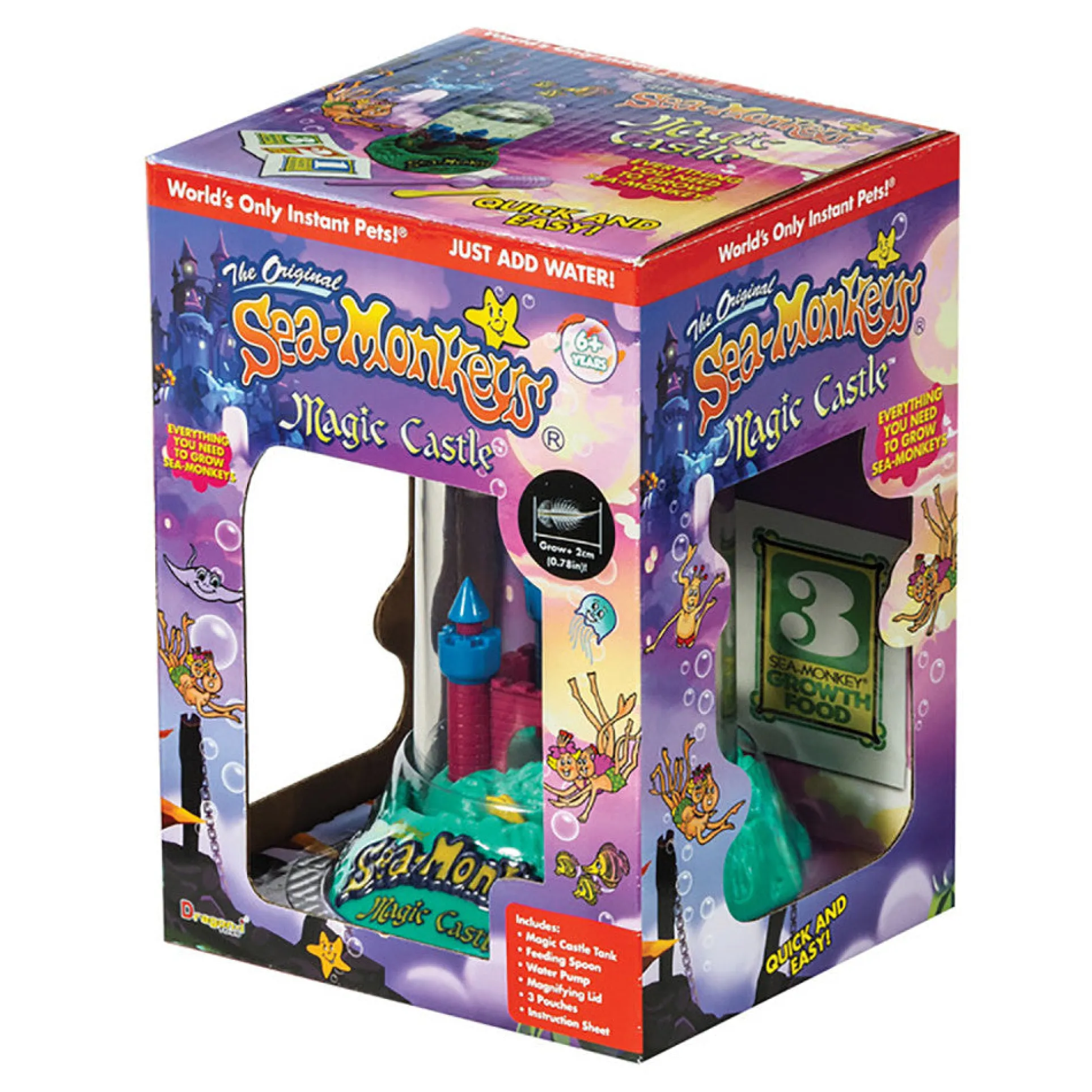 The Original Sea-Monkeys Magic Castle Kit - Complete Aquatic Habitat Set