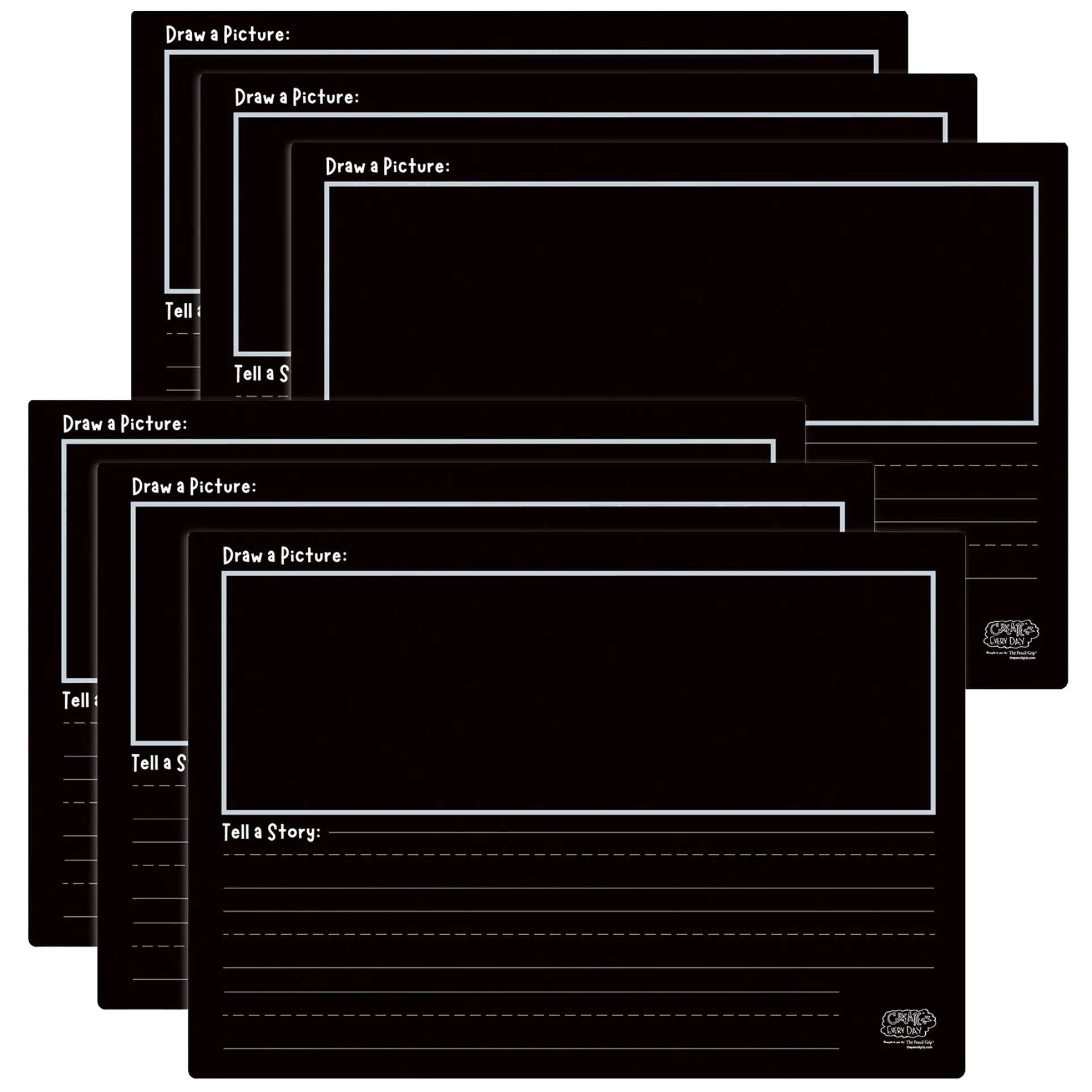 The Pencil Grip™ Activity Playmat - Draw a Picture, Pack of 6