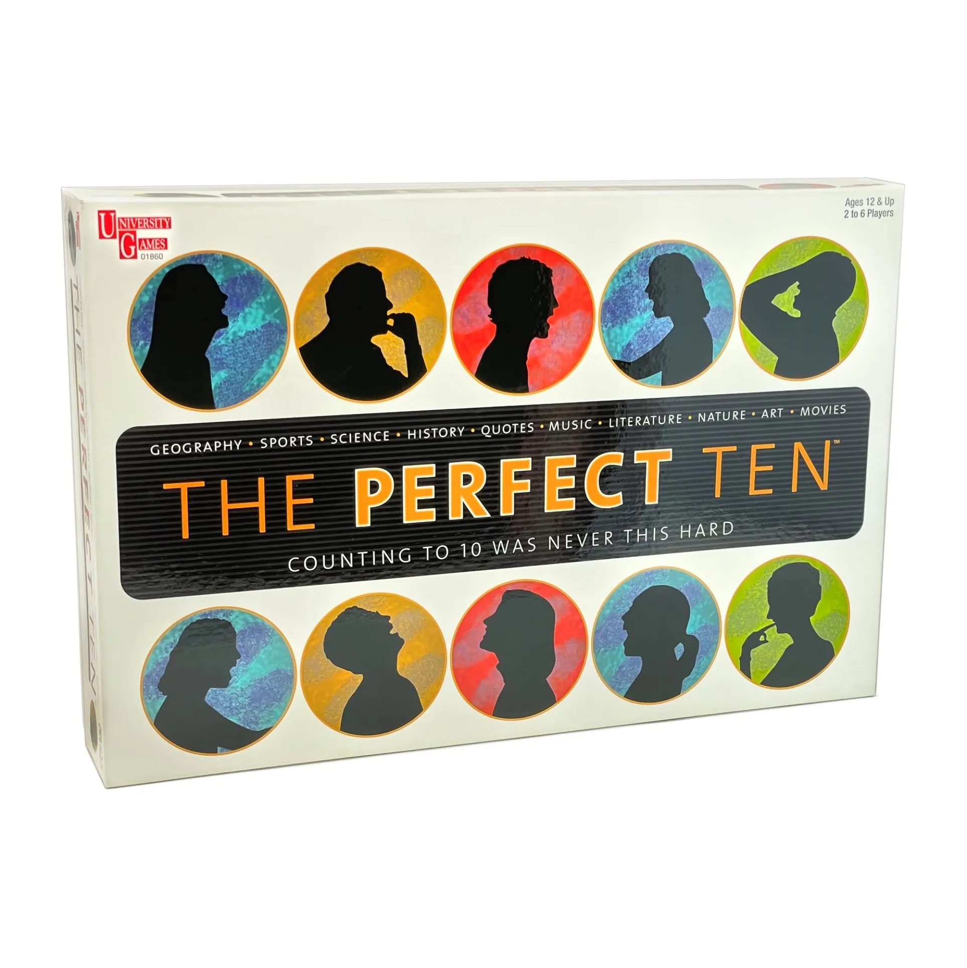 The Perfect Ten Game Trivia Challenge Board Game by University Games