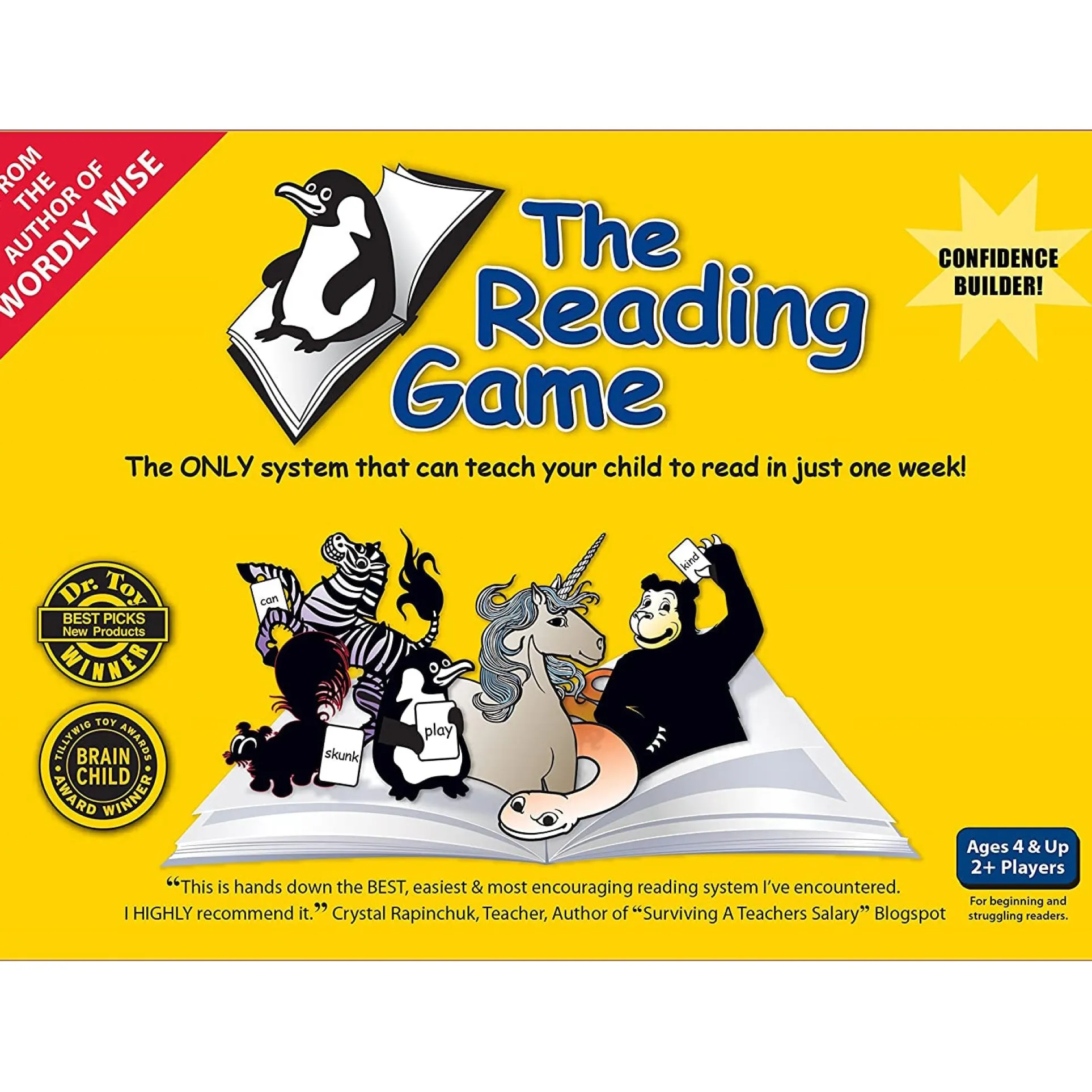 The Reading Game - 2nd Edition - Fast-Action Memory and Storybook Set
