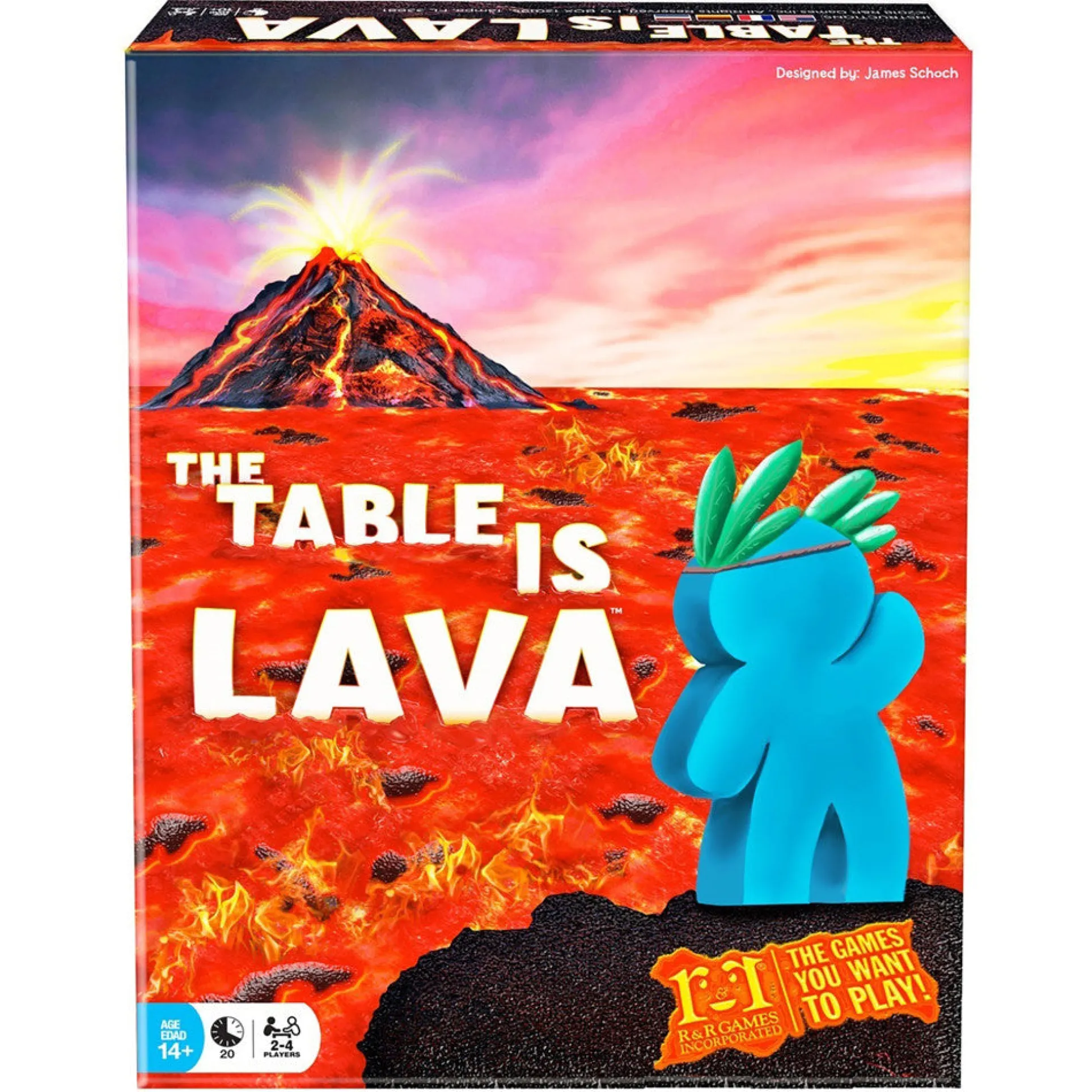 The Table Is Lava Cooperative Card Game by R&R Games