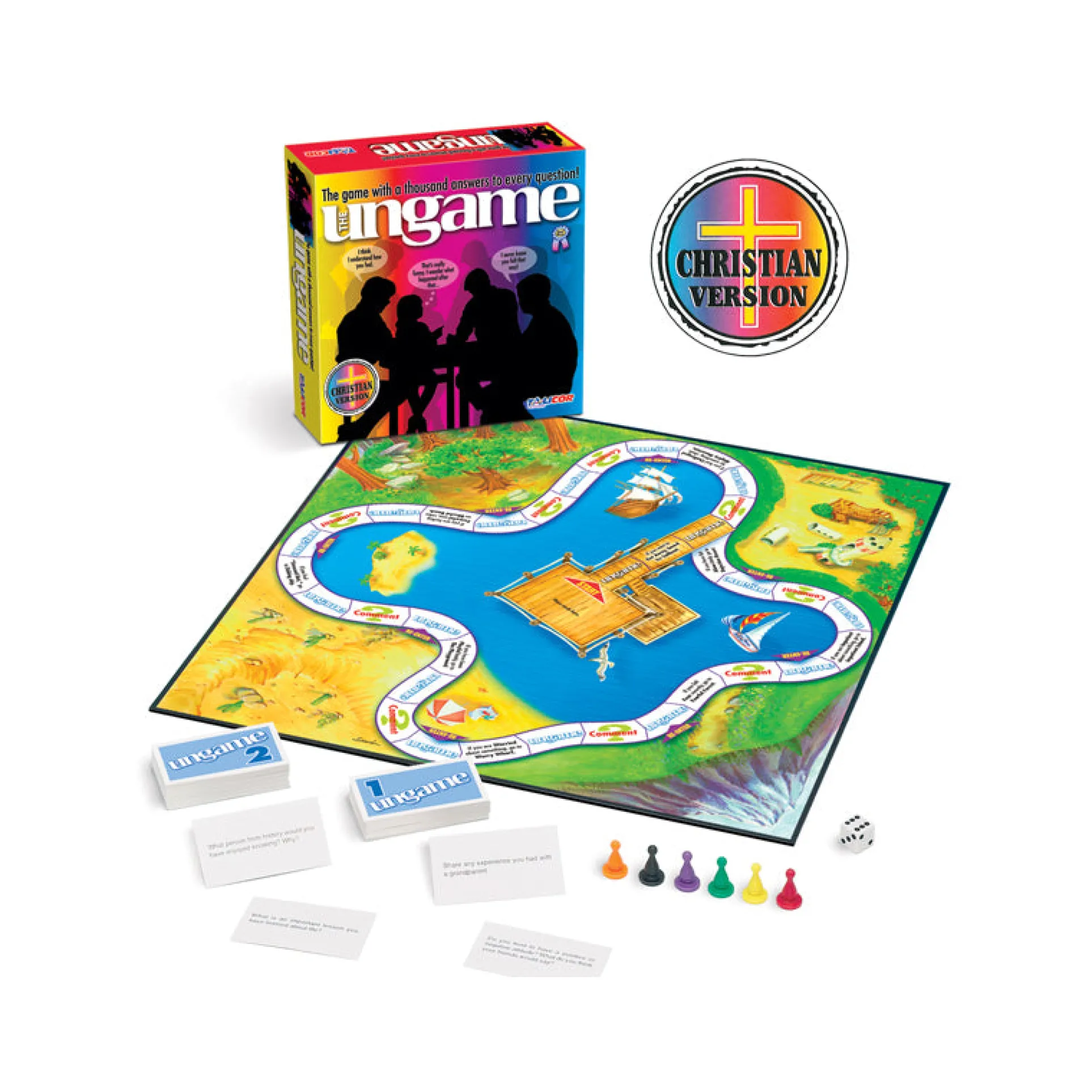 The Ungame Christian Edition Board Game for Family Conversations