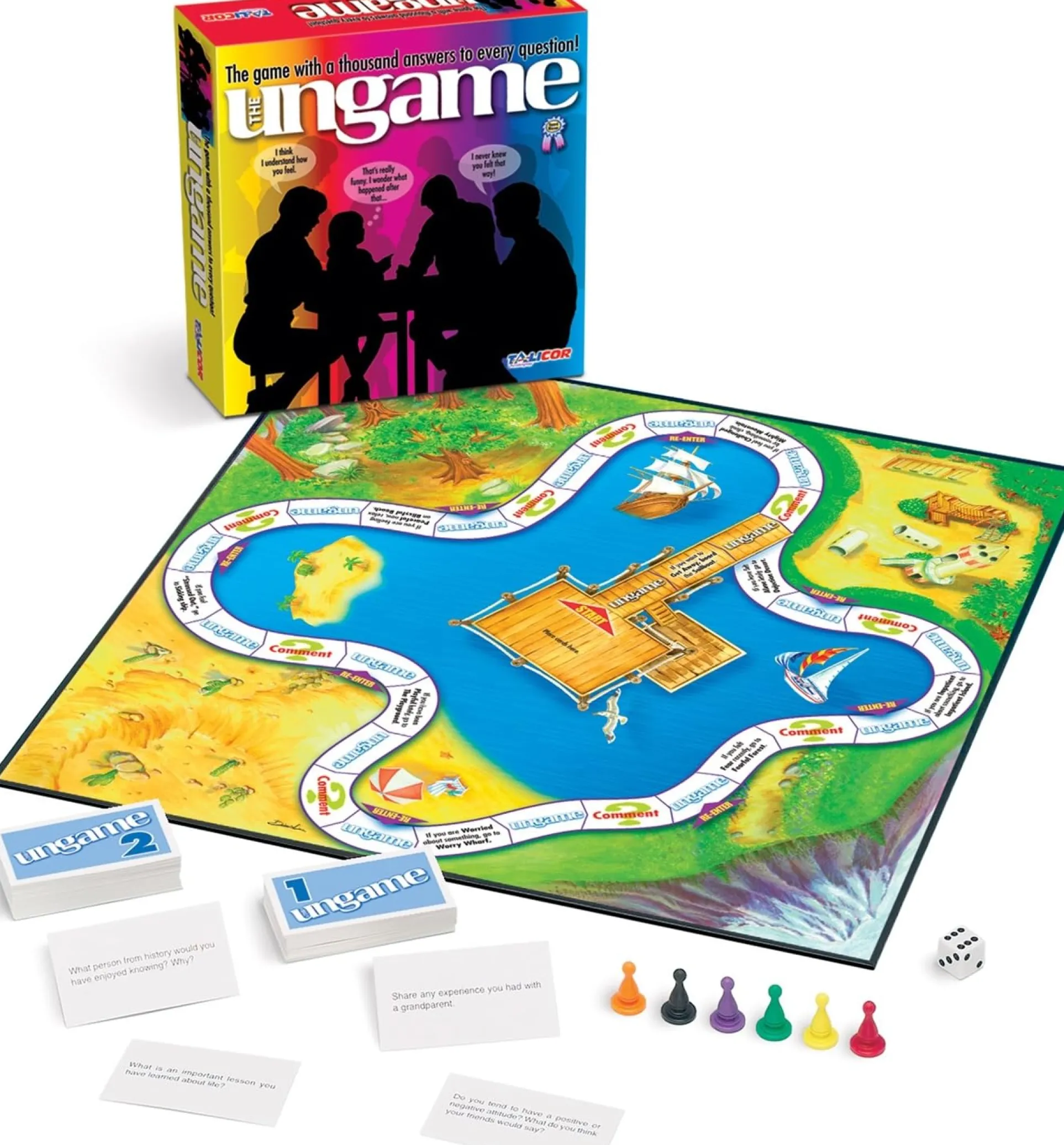 The Ungame Family Communications Board Game