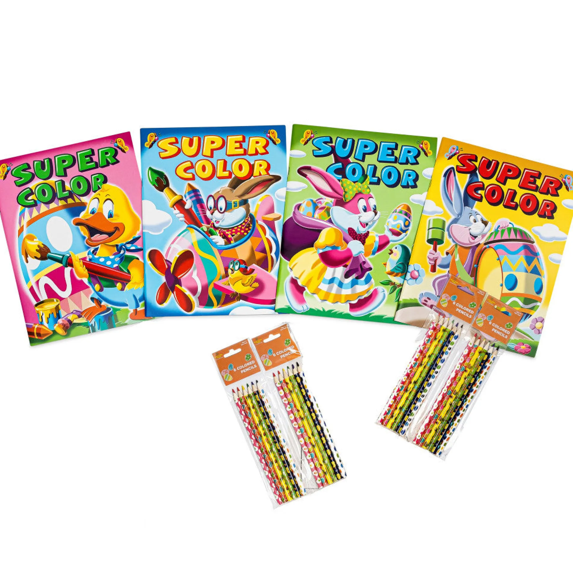 Three Little Twigs Easter/Spring Coloring Bundle - 8pc Set