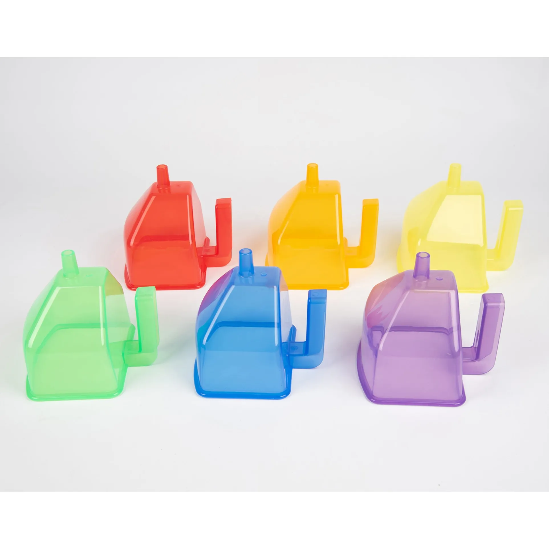 TickiT Colorful Translucent Funnels – Set of 6
