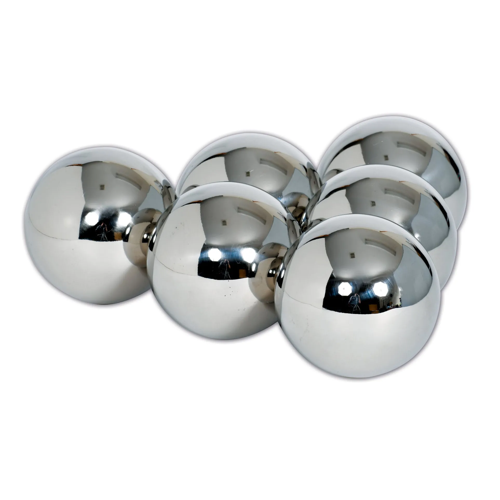 TickiT Mystery Sensory Balls - Set of 6: Reflective Stainless Steel