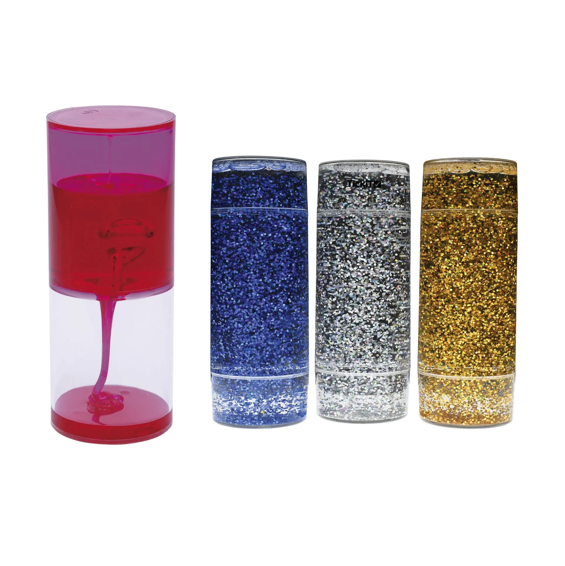 TickiT Sensory Calming Kit - Multi-Sensory Relaxation Tools - Pink, Gold, Silver, Blue