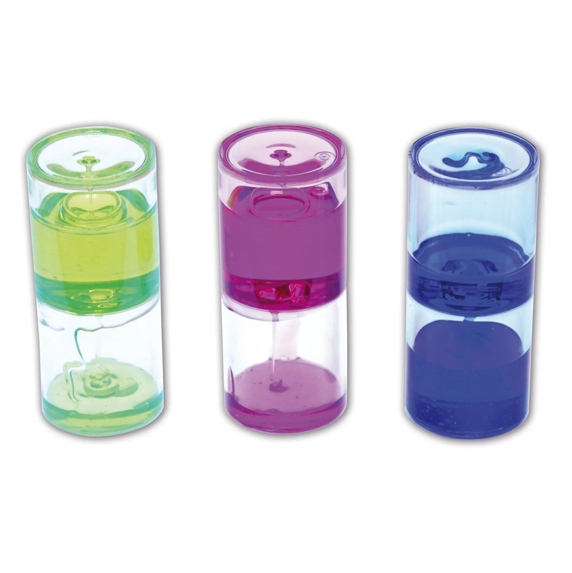 TickiT Sensory Ooze Tube Set - Colorful Liquid Motion Timers, Set of 3