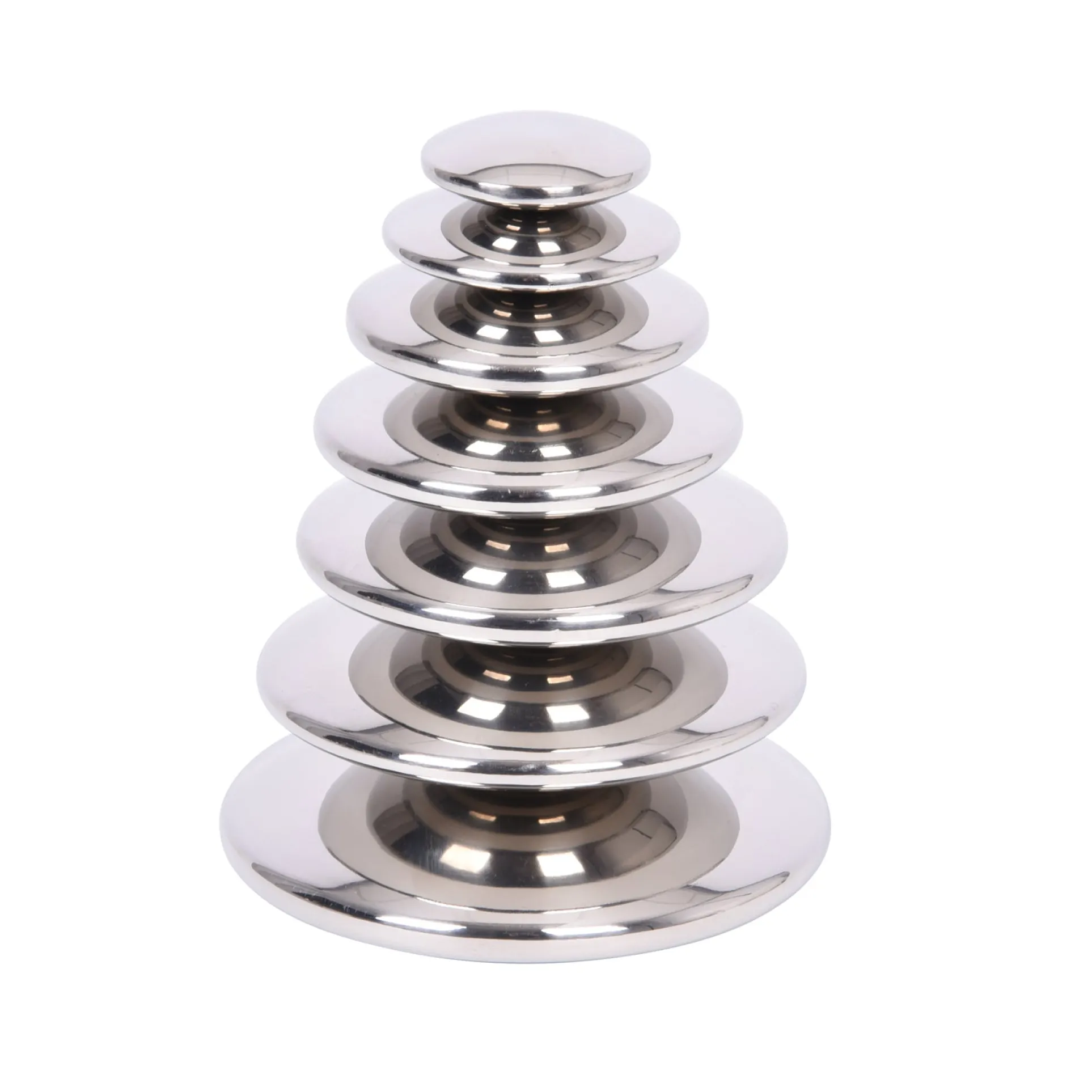 TickiT Sensory Reflective Silver Buttons - Set of 7
