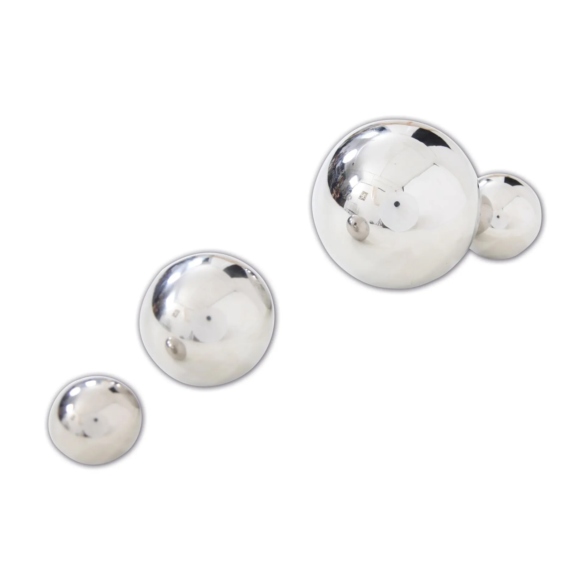 TickiT Sensory Reflective Balls - Set of 4, Silver