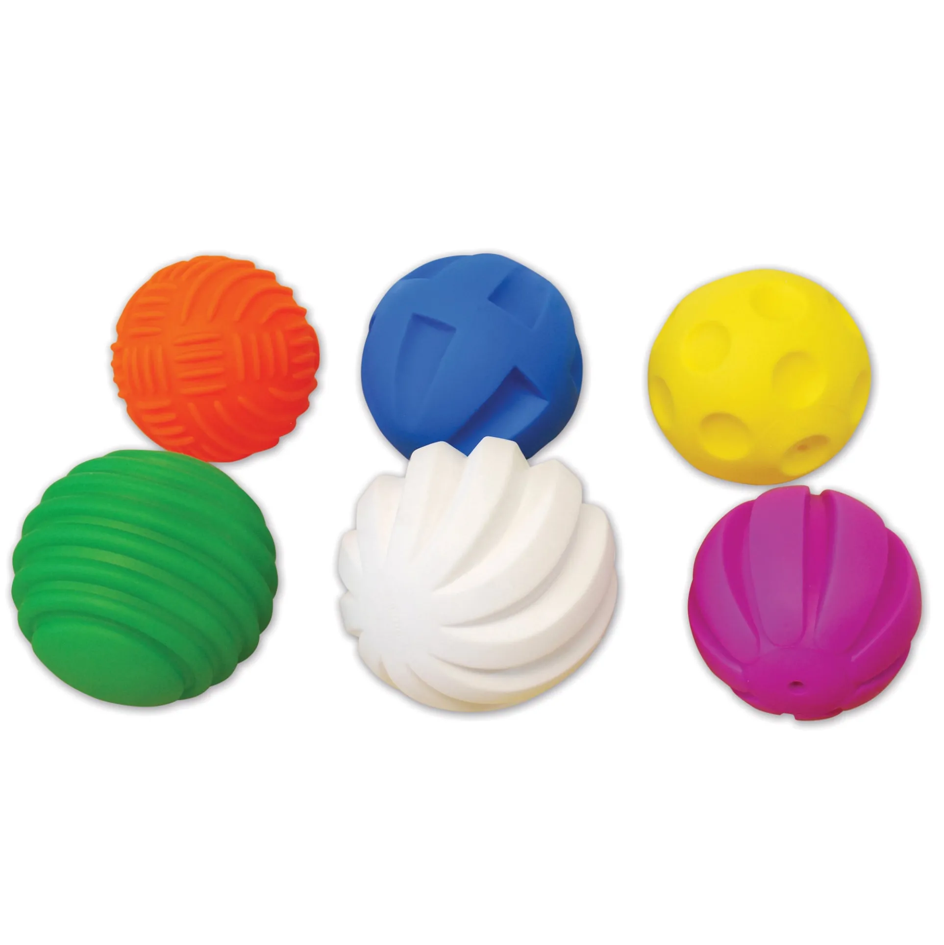 TickiT Tactile Sensory Balls - Set of 6 for Toddlers