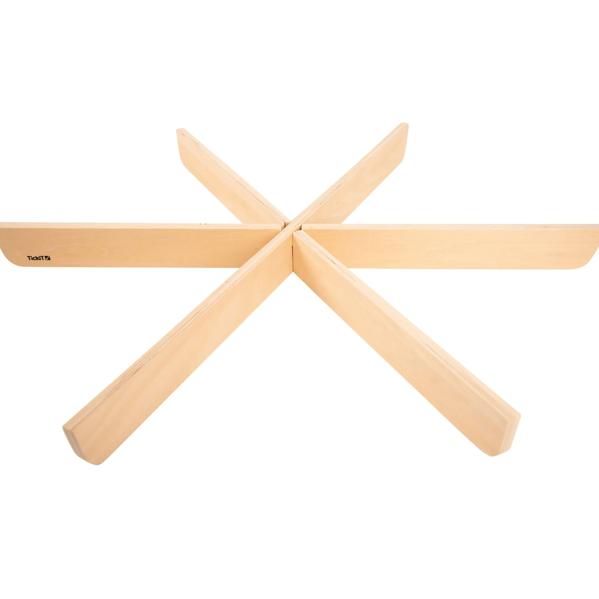 TickiT Wooden Discovery Dividers - Birch Plywood Playtime Circle