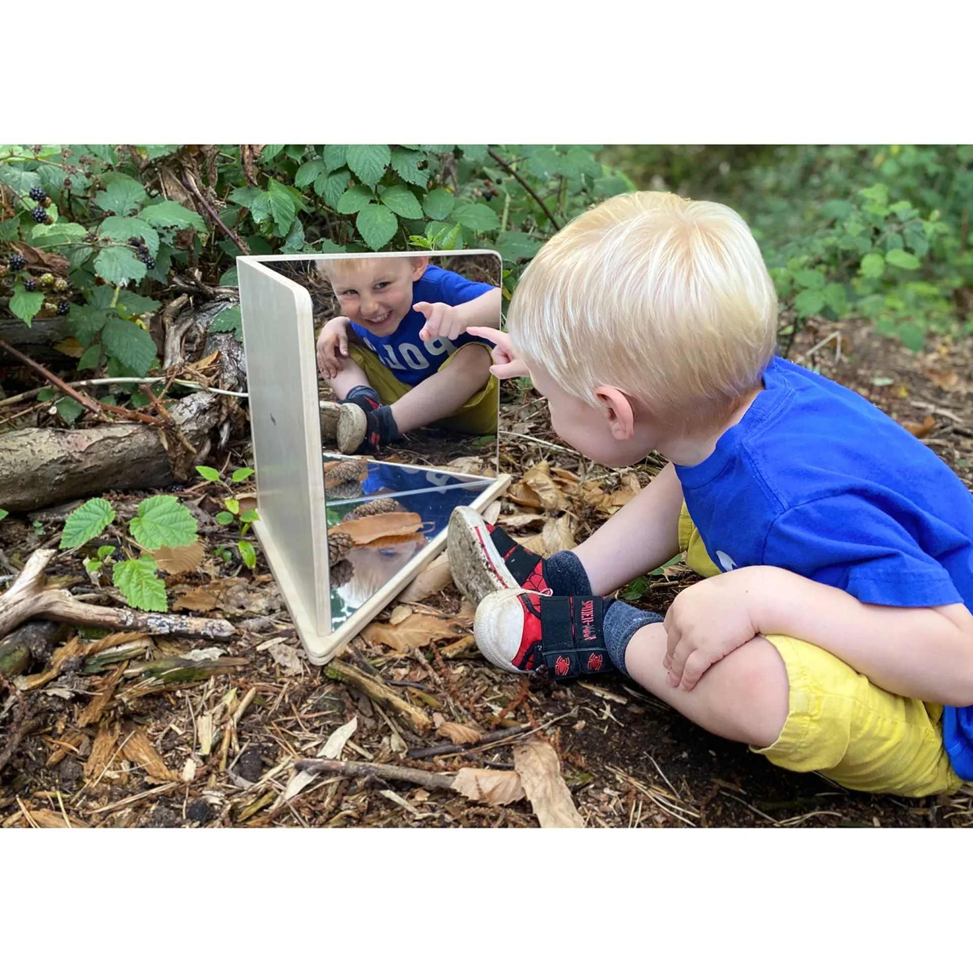 TickiT Wooden 4-Way Mirror - Sensory Reflection Play