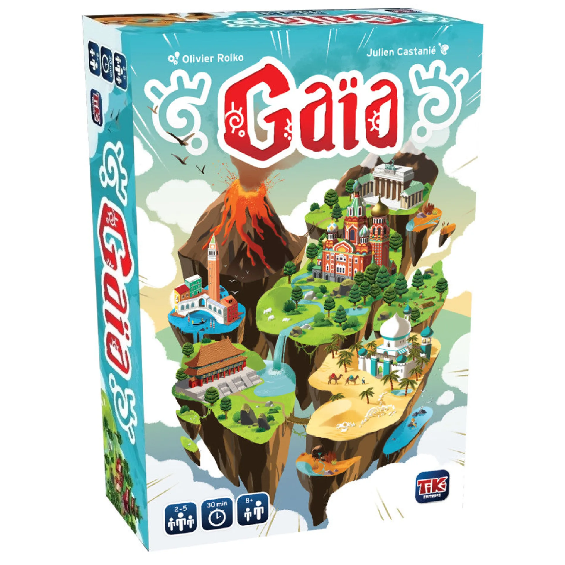 Tiki Gaia Strategic Tile Placement Game for 2-5 Players
