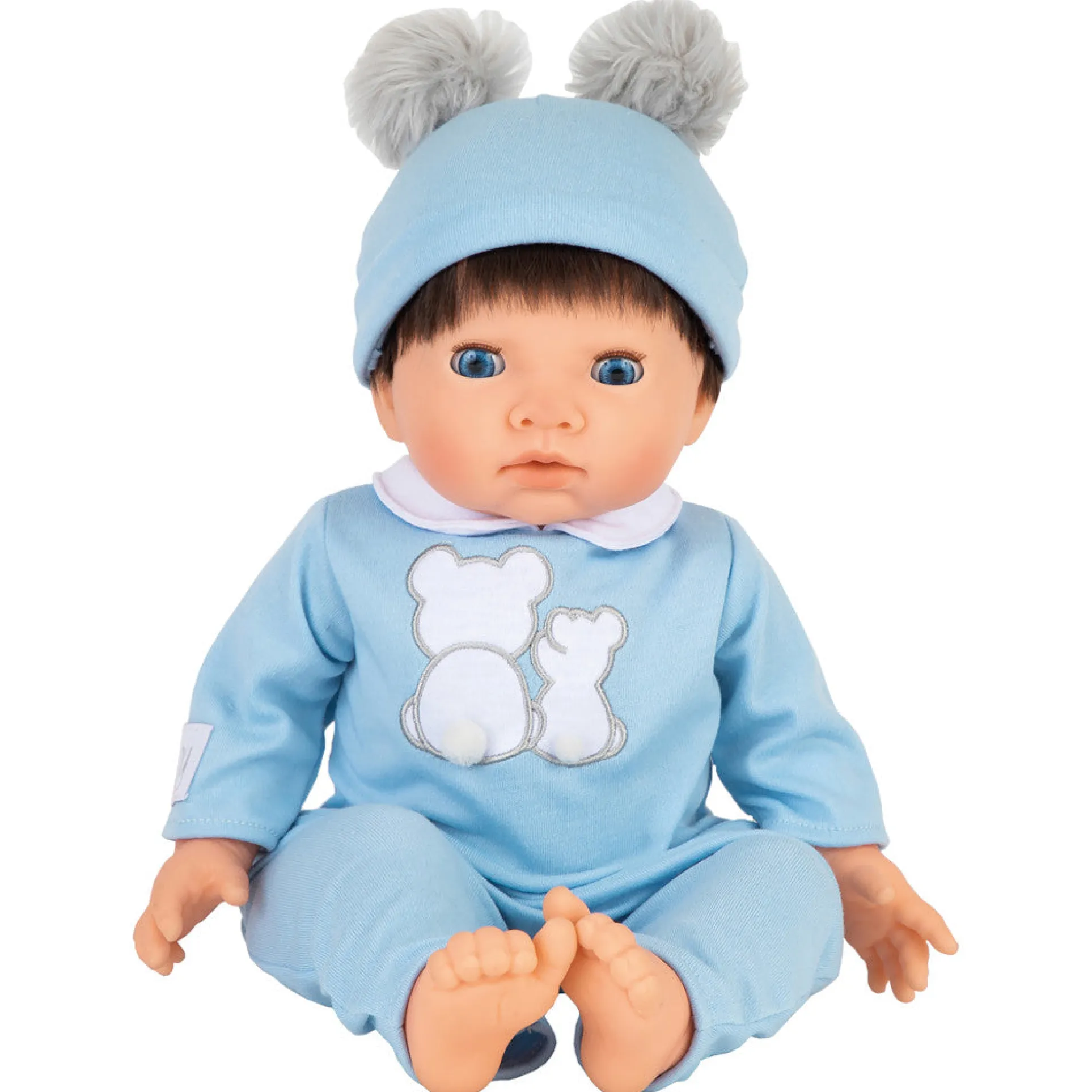 Tiny Treasures Lifelike Newborn Doll with Soft Hair