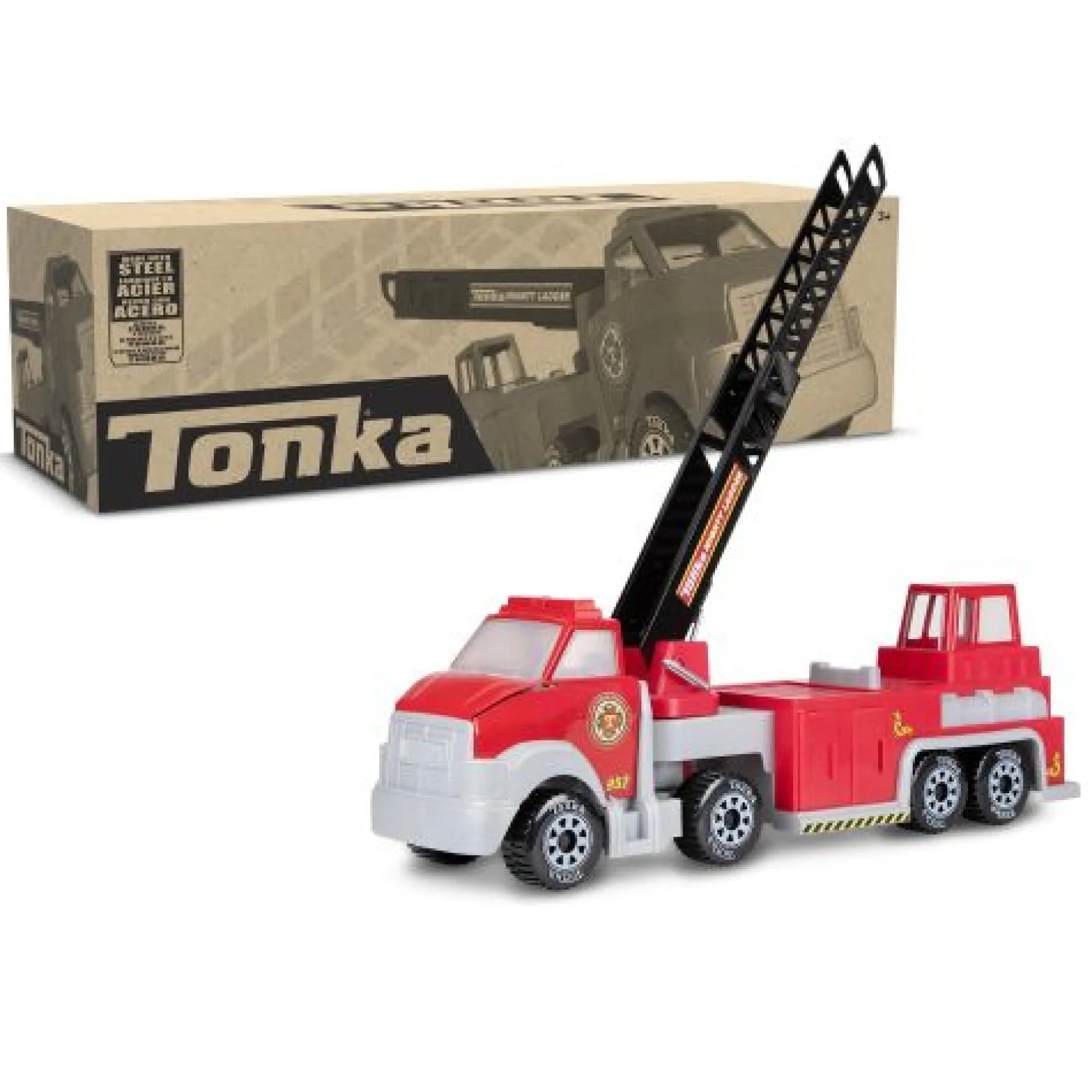 Tonka Steel Classics Red Hook N Ladder Fire Truck