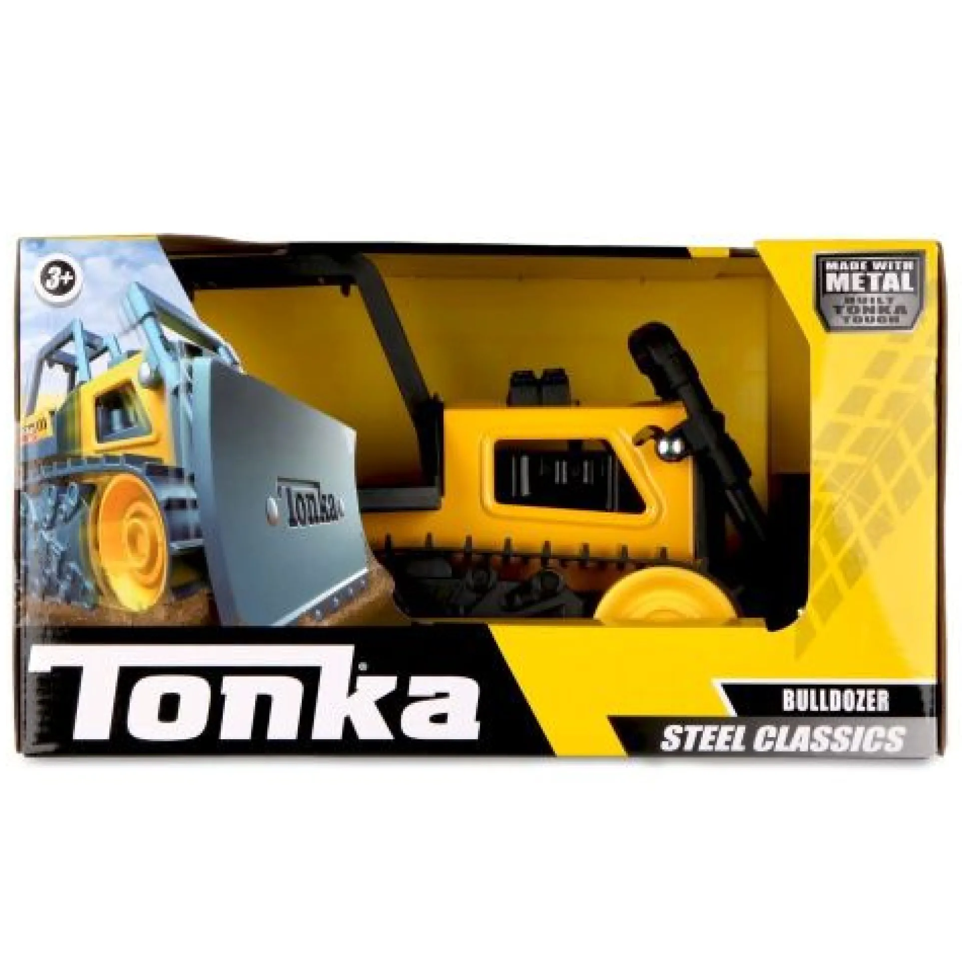 Tonka Steel Classics Bulldozer with Realistic Blade Action