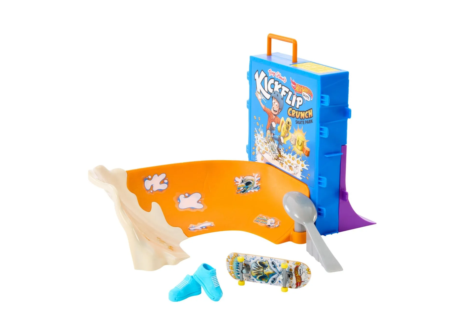 Tony Hawk Cereal Skate Bowl Fingerboard Set with Exclusive Board