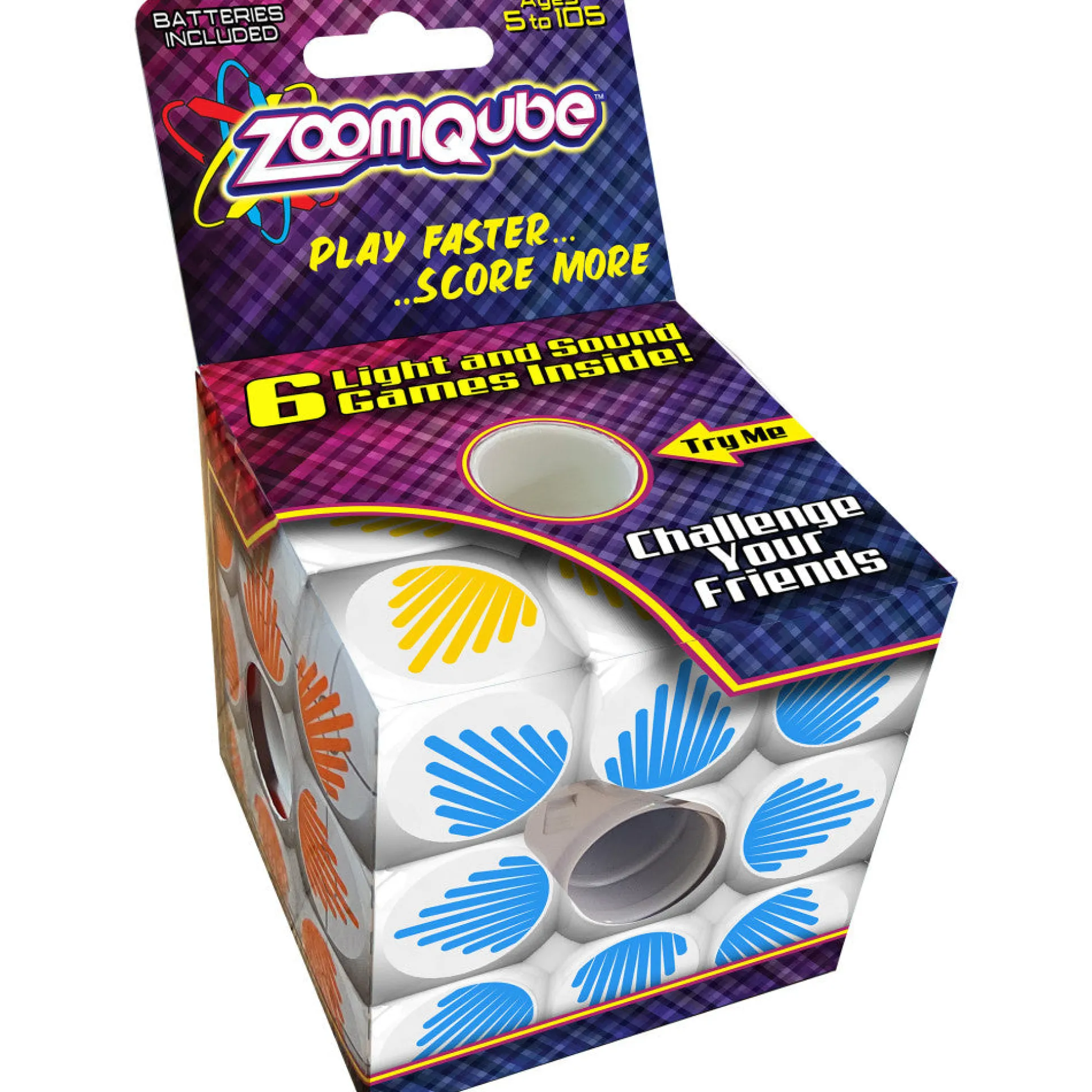 Top Secret Toys ZoomQube Interactive Multi-Game Cube, Ages 5+