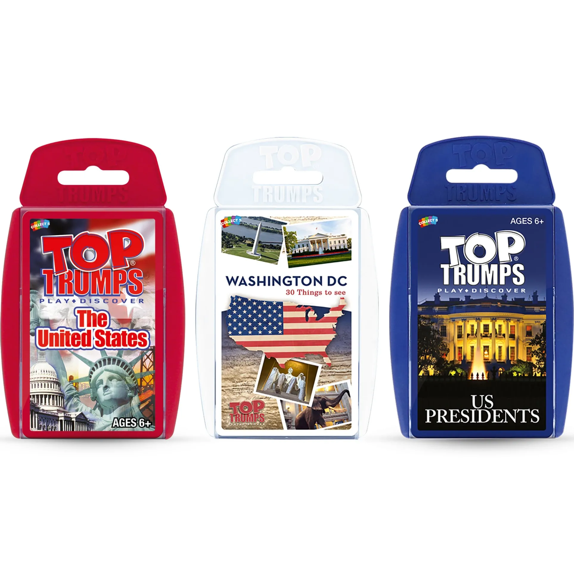 Top Trumps® 3-Game Bundle: Red, White, & Blue Edition