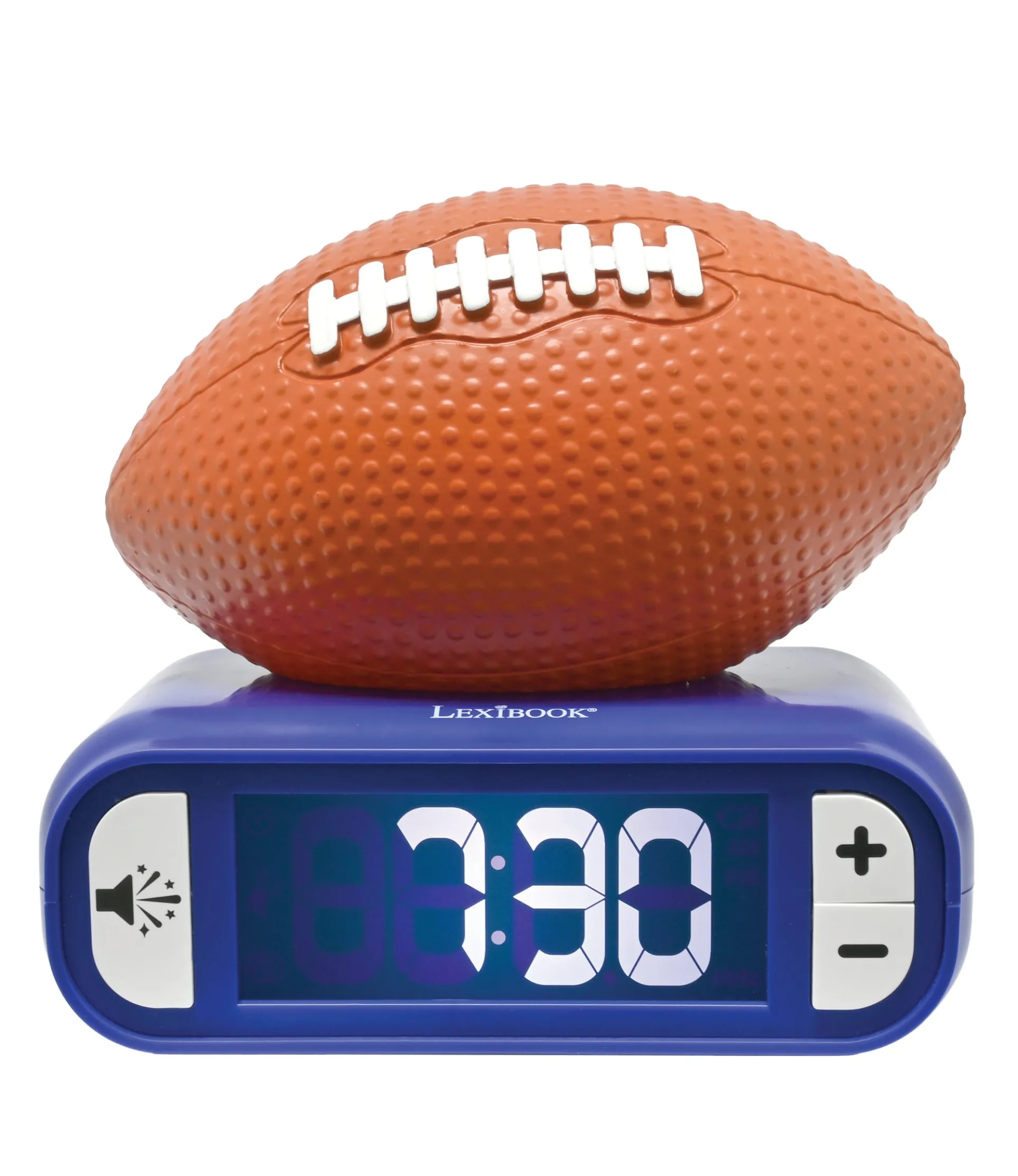 Touchdown Timekeeper: 3D Football Digital Alarm Clock & Nightlight