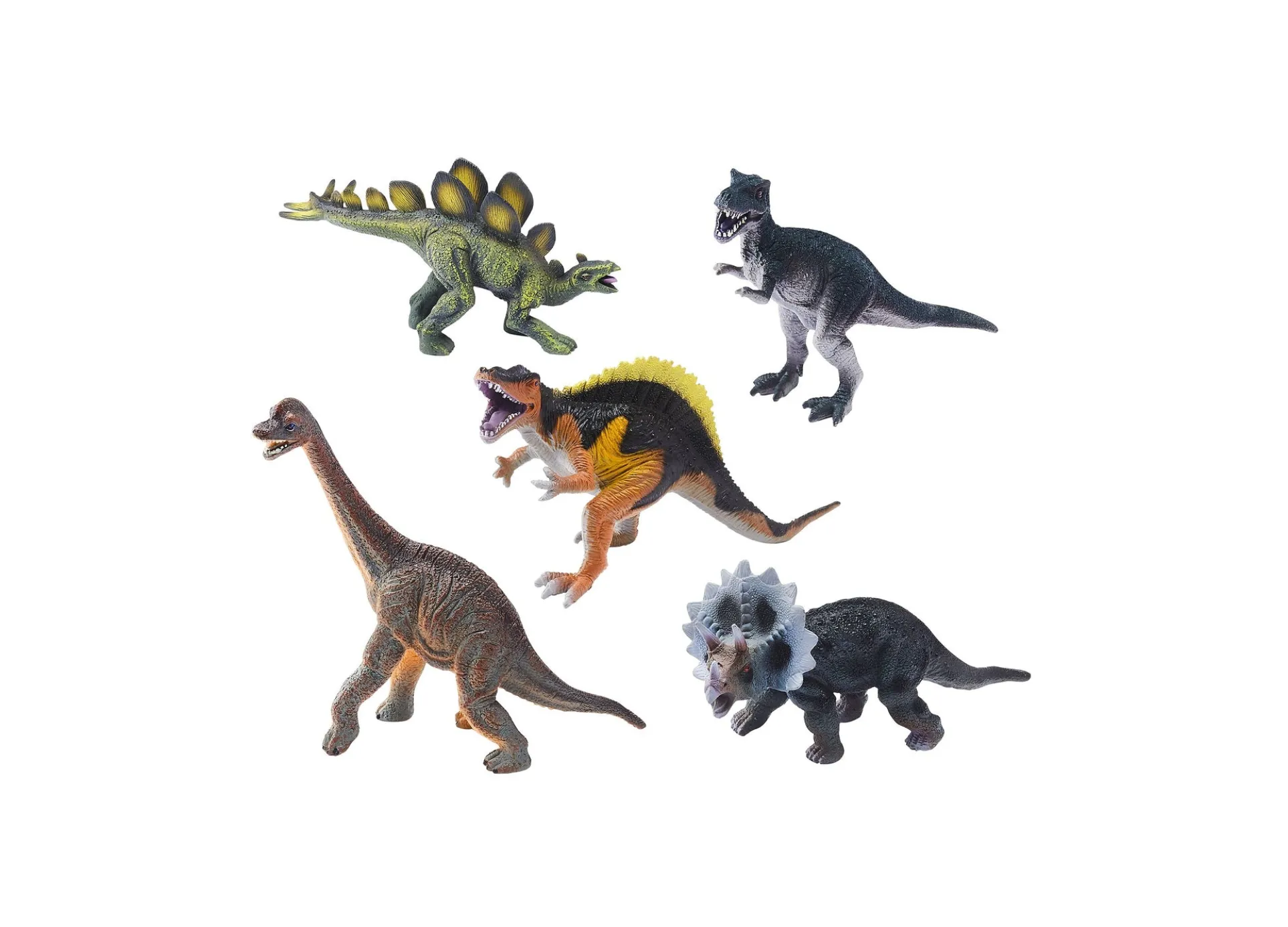 Toys R Us Animal Zone Dino Collectibles 5-Pack - Detailed Prehistoric Figures