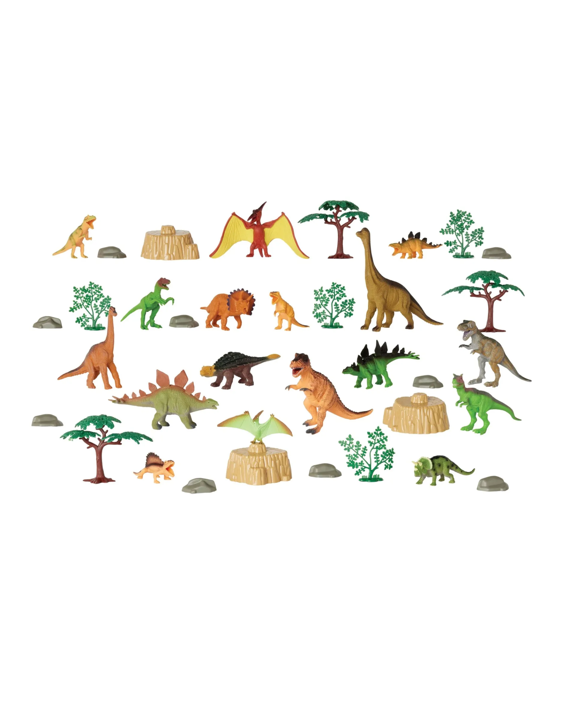 Toys R Us Animal Zone 36-Piece Dinosaur Playset with Storage Bucket