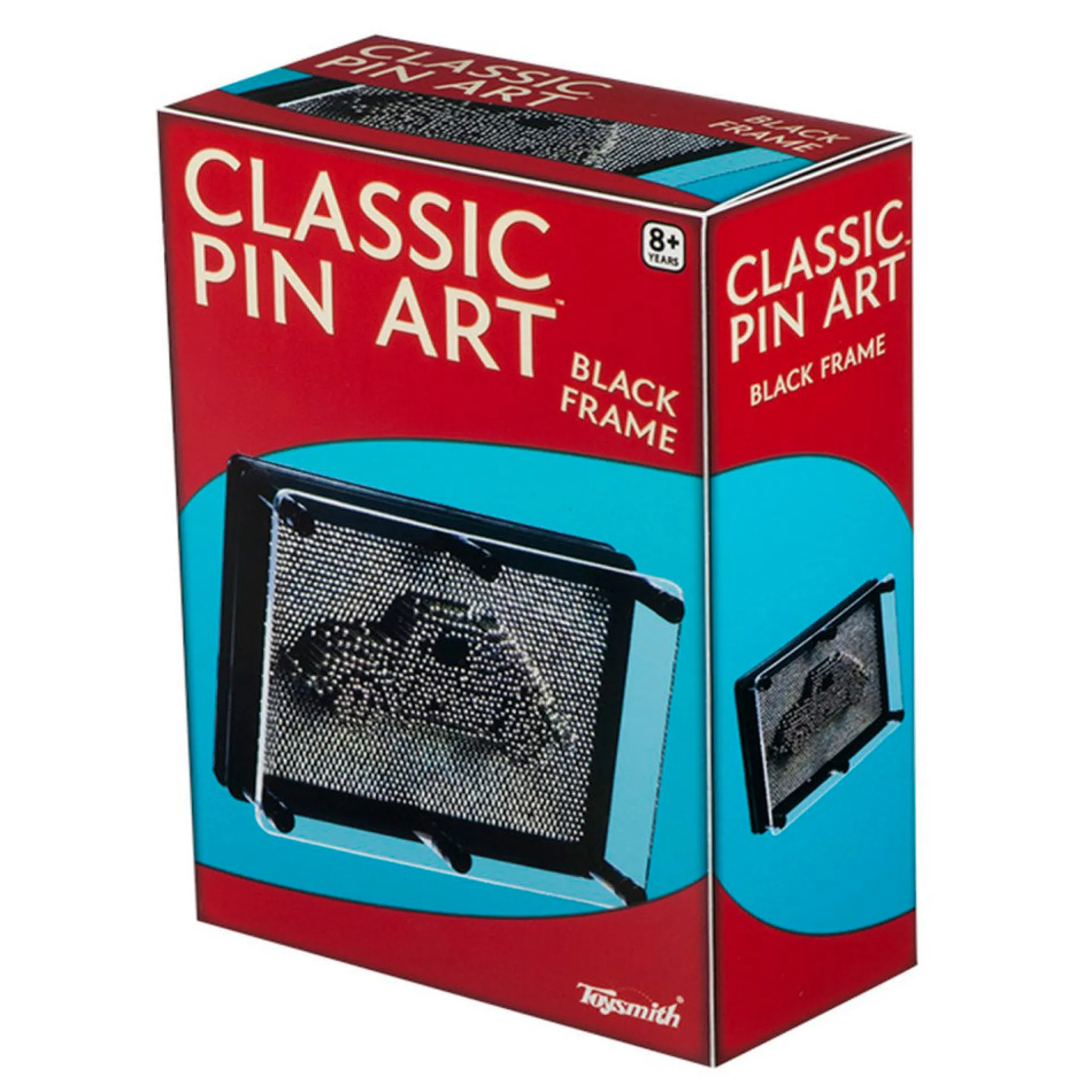 Toysmith Classic Pin Art - 3D Sculpture Desk Toy - Black, 5x7