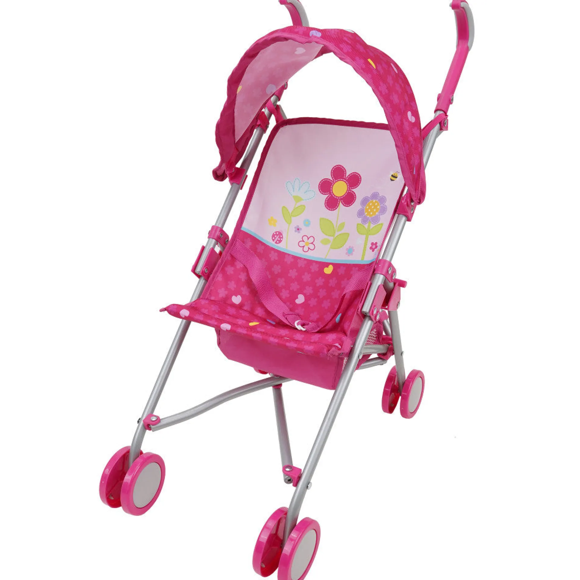 Toys'R'Us Colorful Garden Doll Stroller for Outdoor Play