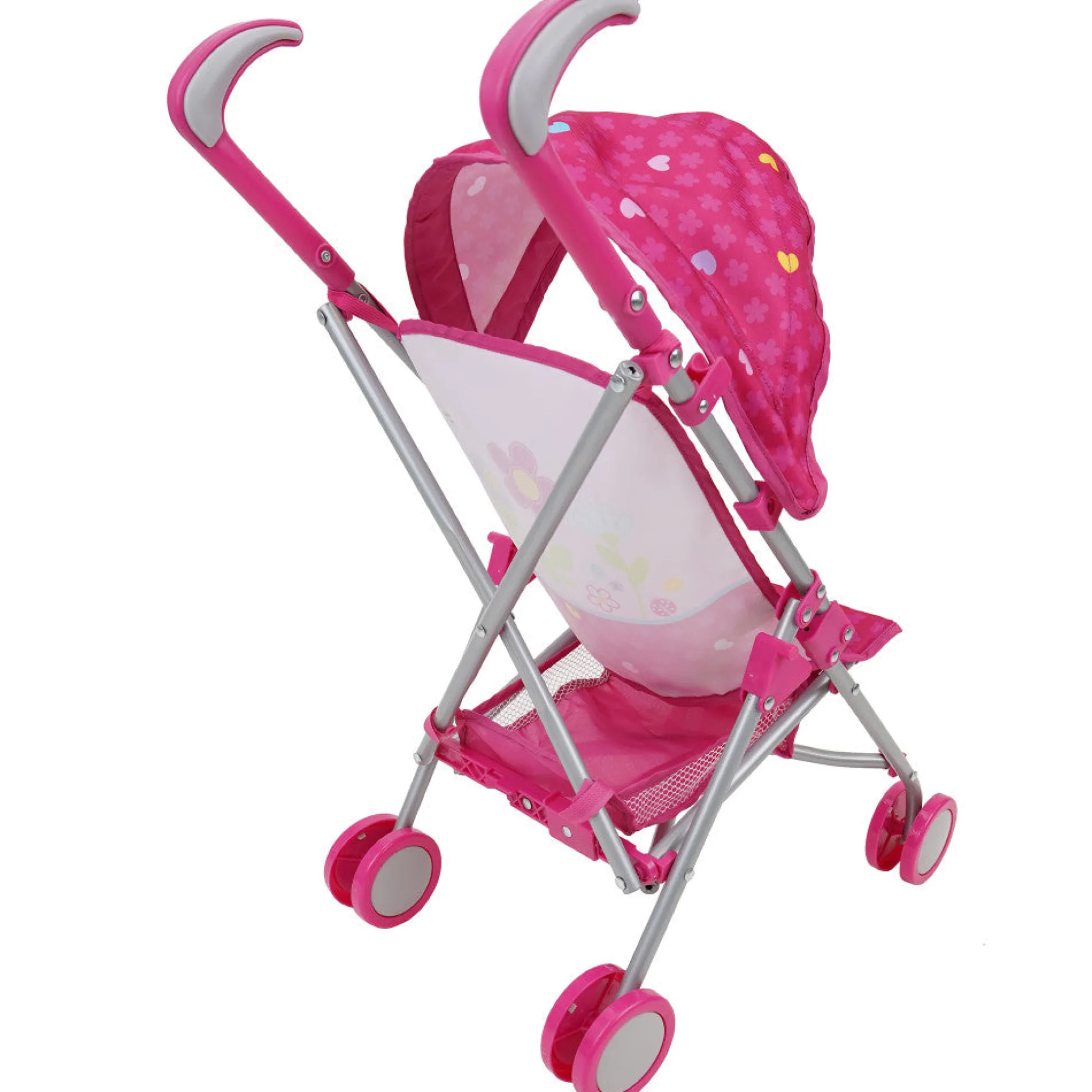 Toys'R'Us Colorful Garden Doll Stroller for Outdoor Play