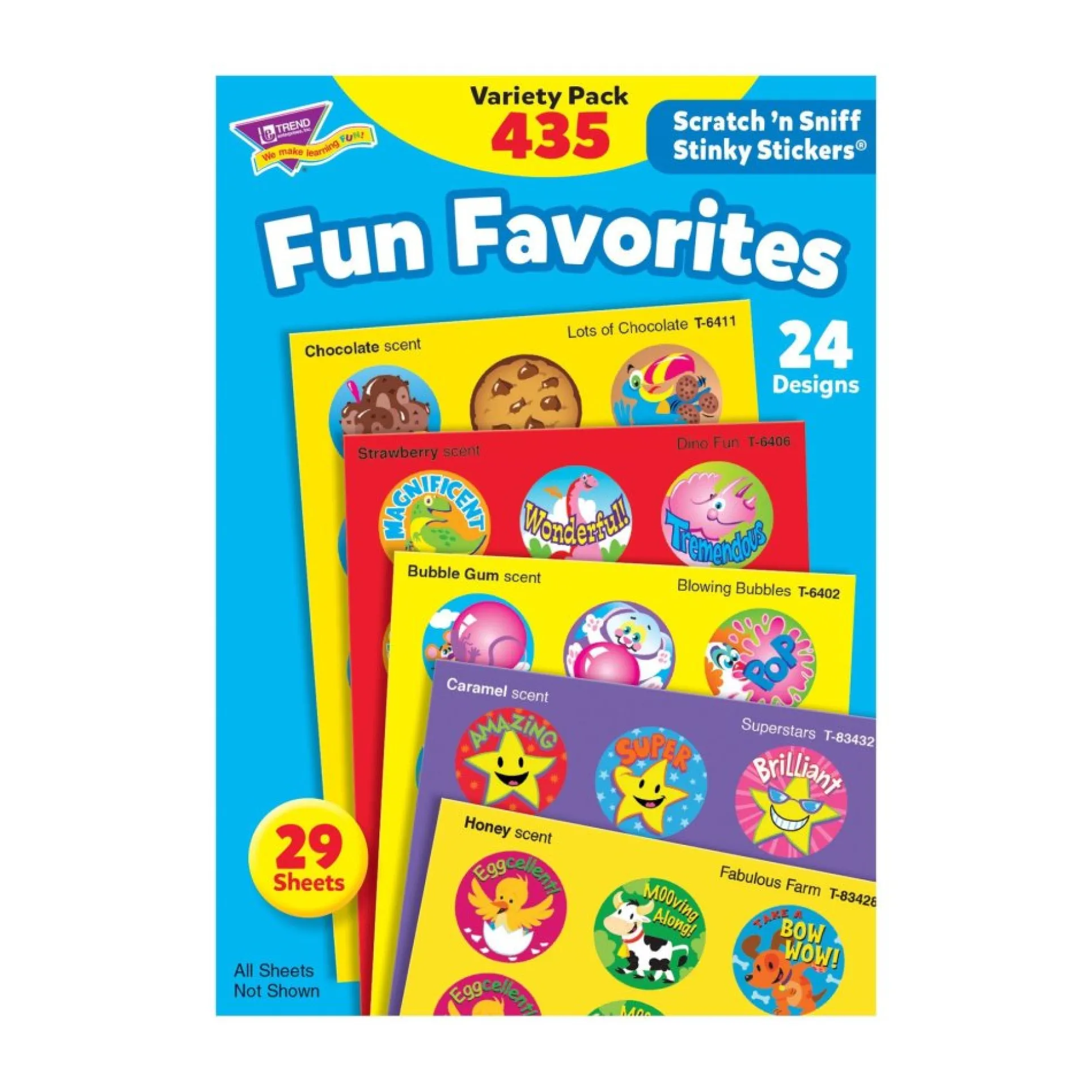 Toys'R'Us Fun Favorites Stinky Stickers Variety Pack - Scratch and Sniff Stickers