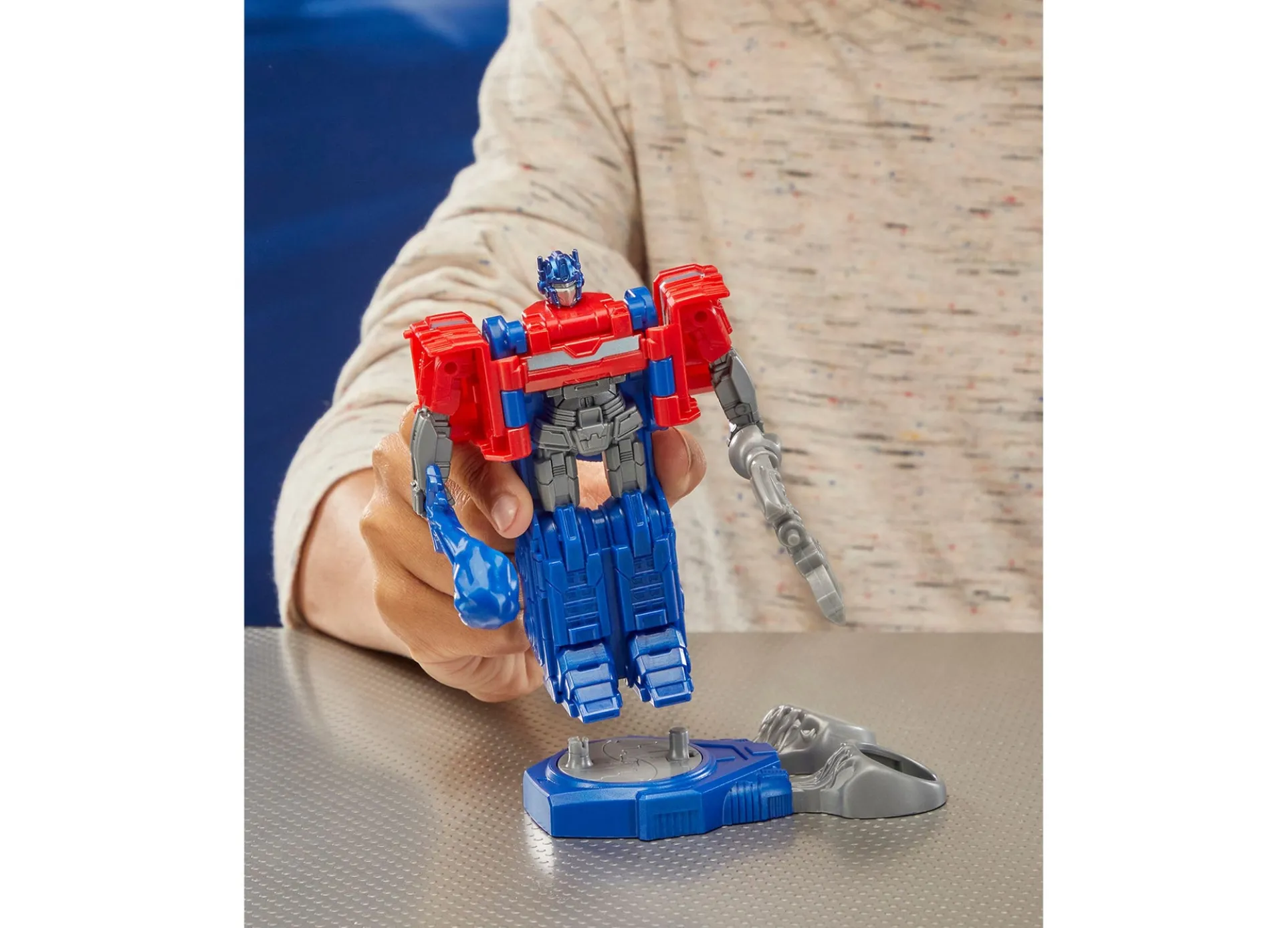 Transformers One 4.5 inch Robot Battlers Optimus Prime and Megatron Action Figure 2-Pack