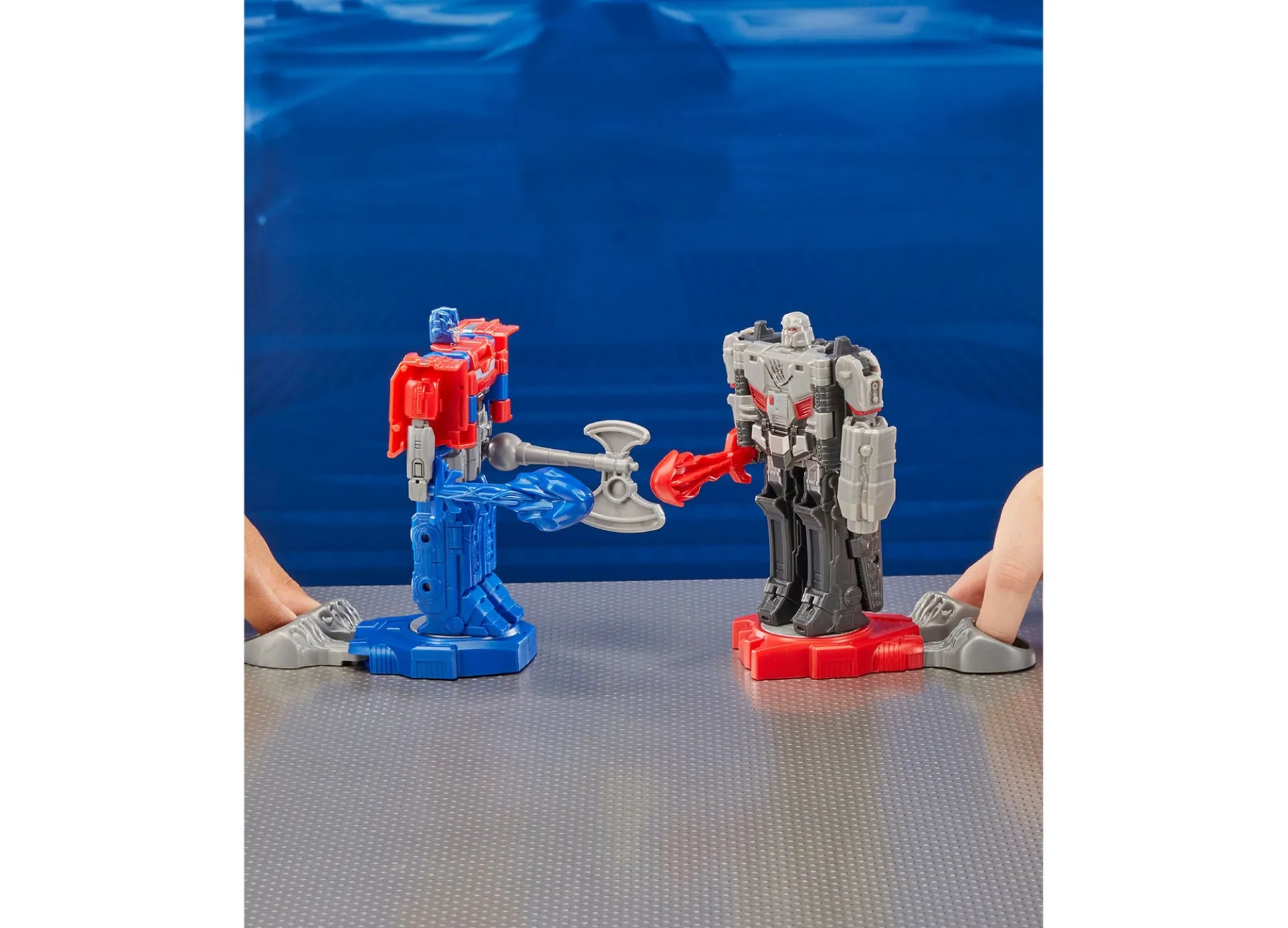 Transformers One 4.5 inch Robot Battlers Optimus Prime and Megatron Action Figure 2-Pack