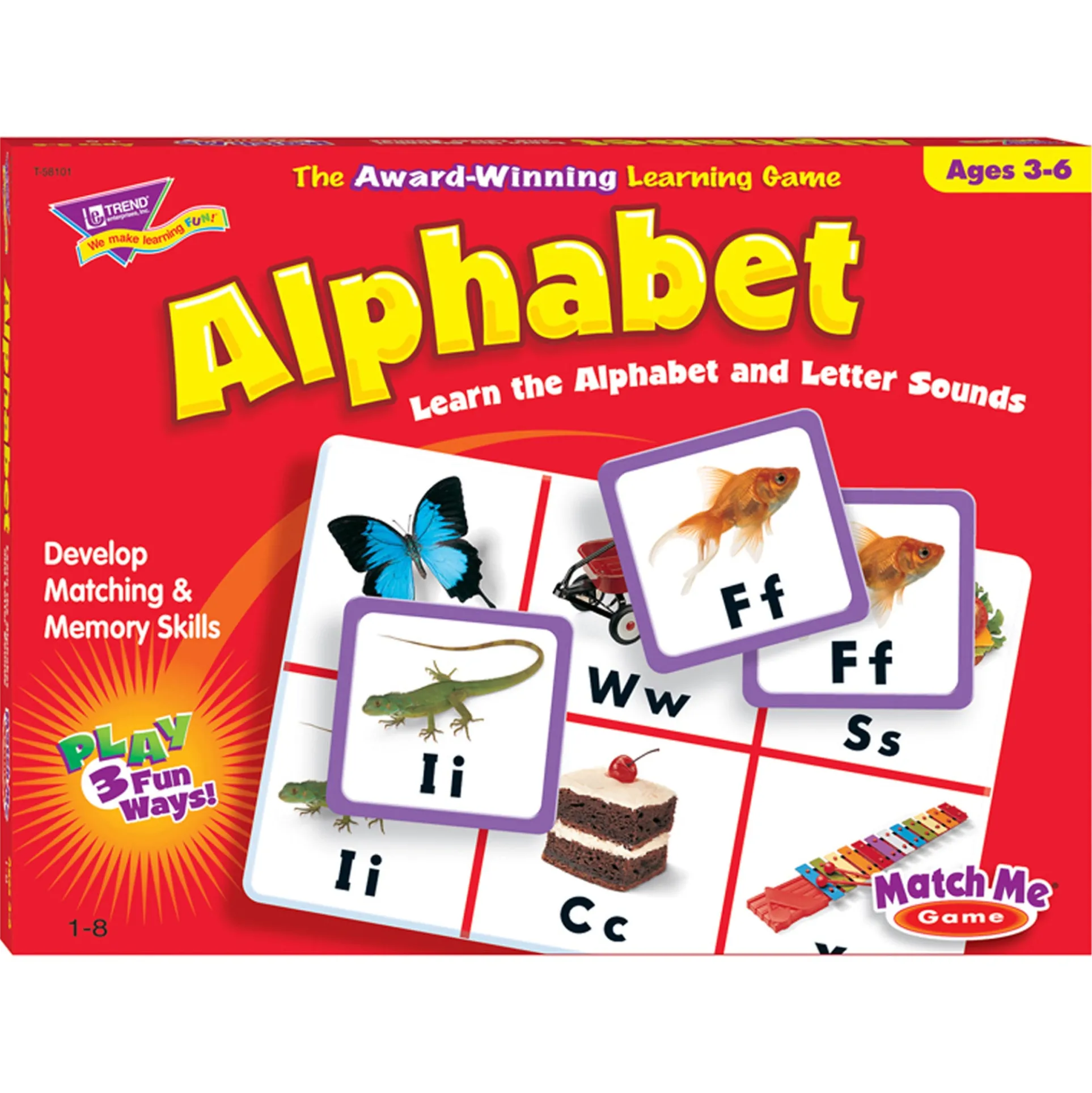TREND Alphabet Match Me Games - Interactive Learning Fun