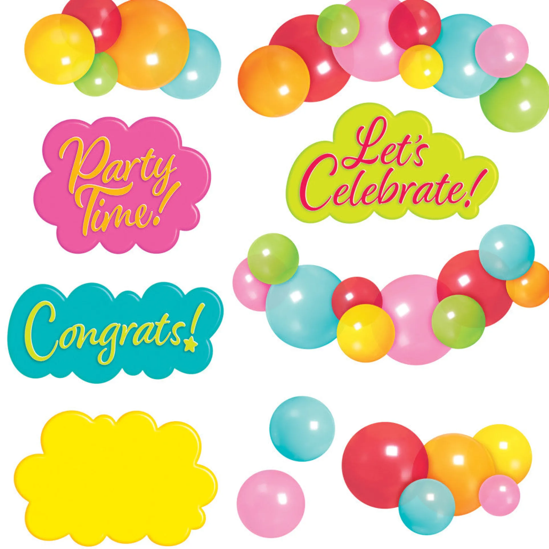 TREND Celebrate Learning Decorative Set, 10-Piece Dry-Erase Kit