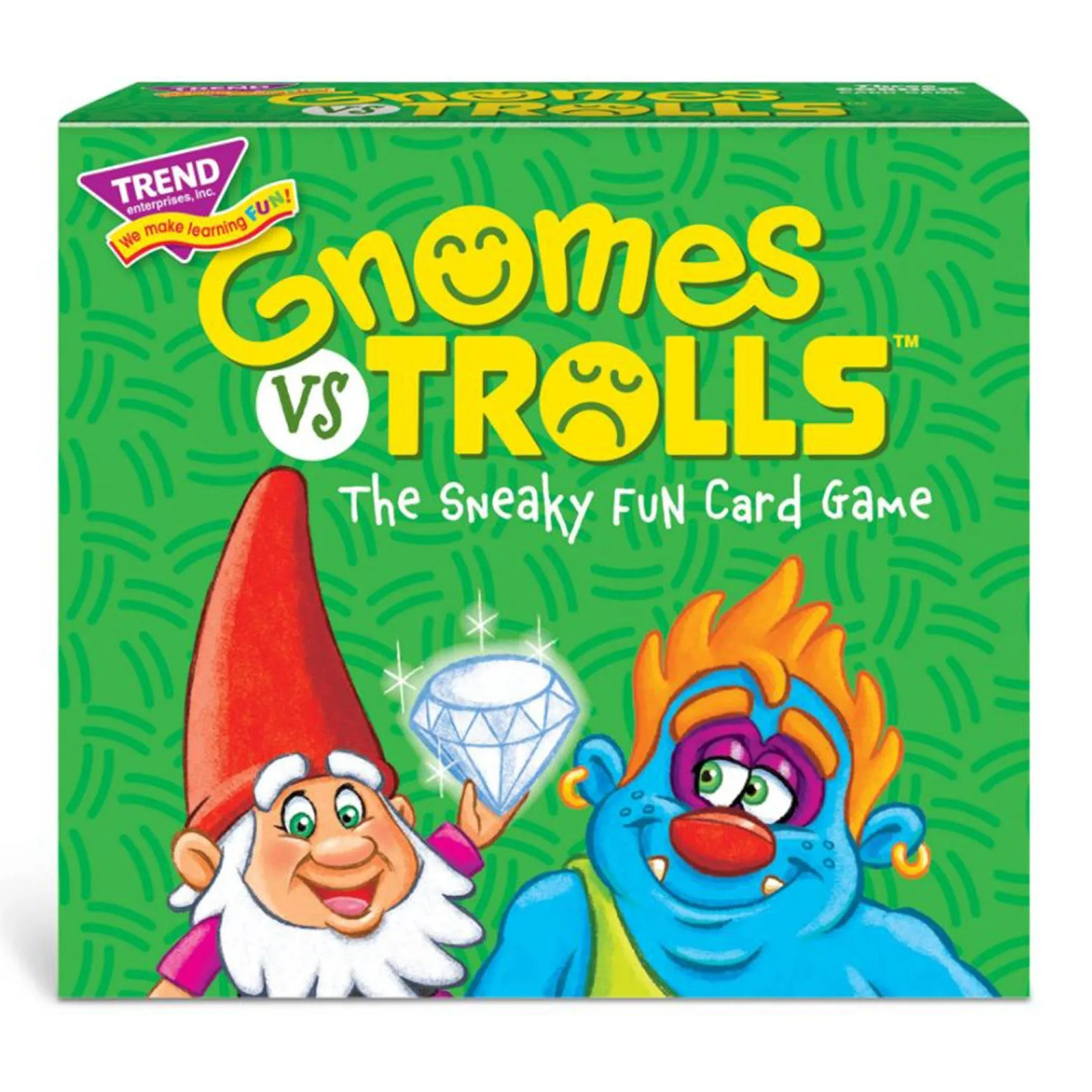 TREND GNOMes vs TROLLS Three Corner Card Game, 3-Pack