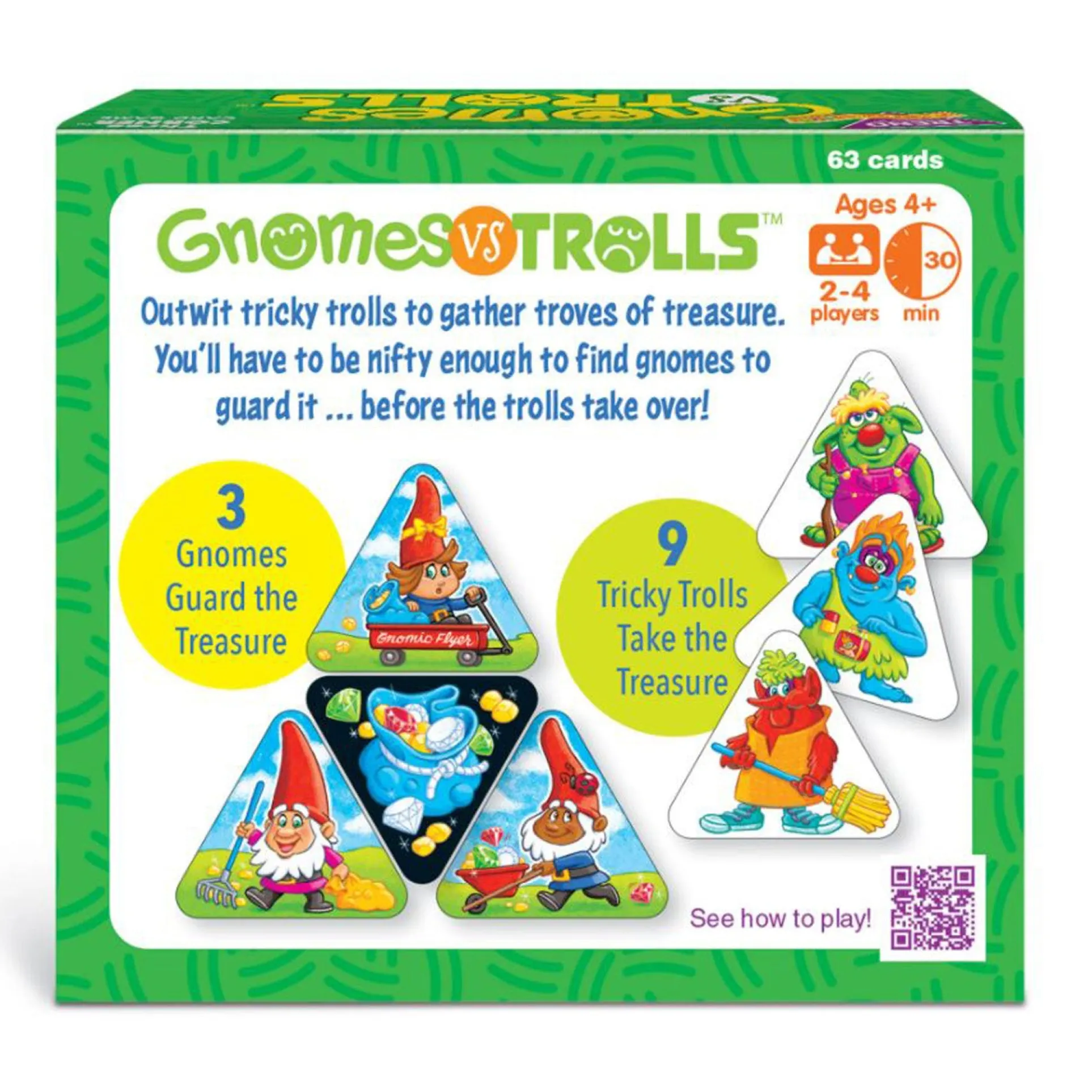 TREND GNOMes vs TROLLS Three Corner Card Game, 3-Pack