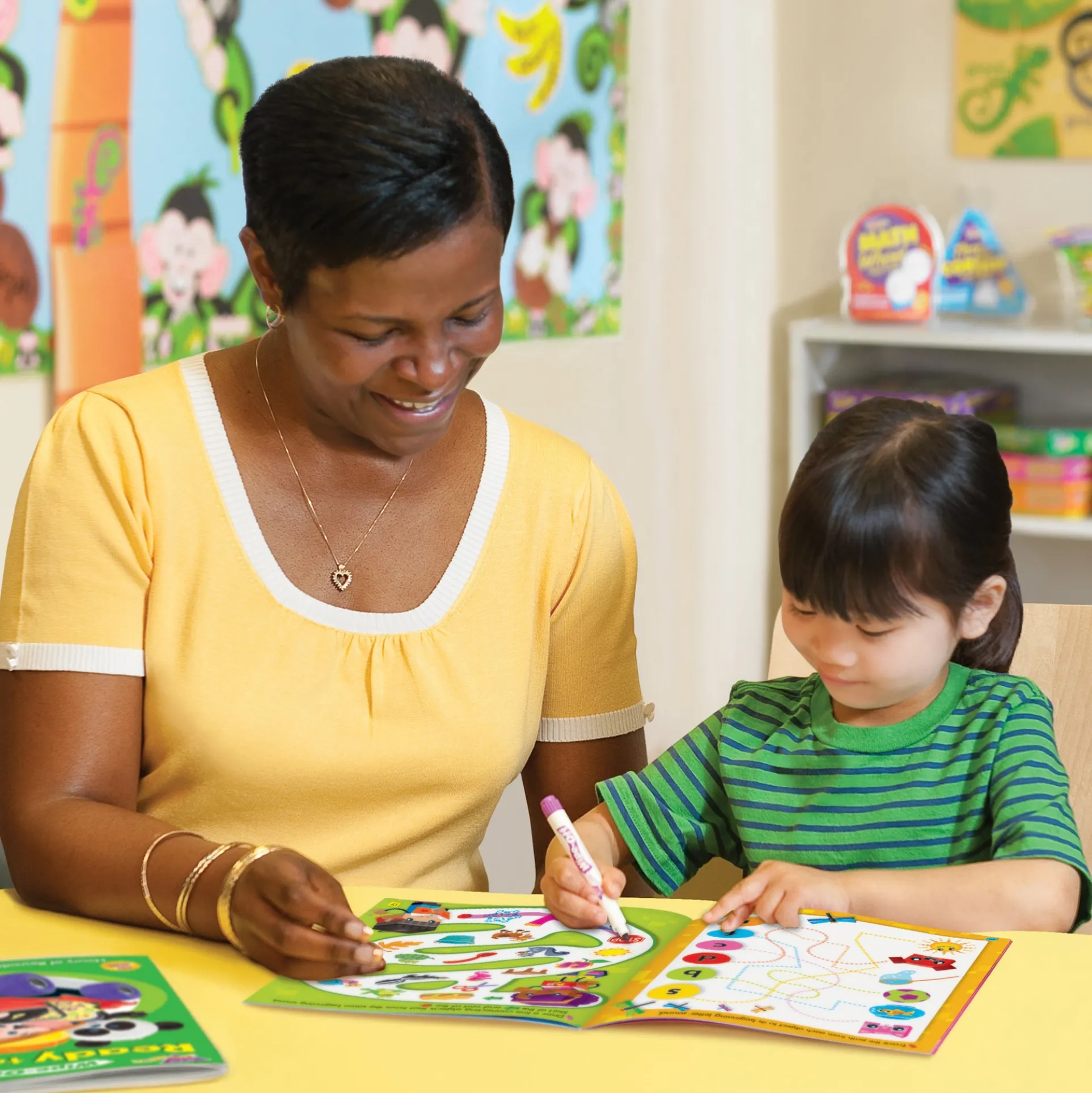 TREND School Skills Wipe-Off Book - BlockStars! Collection - 3-Pack