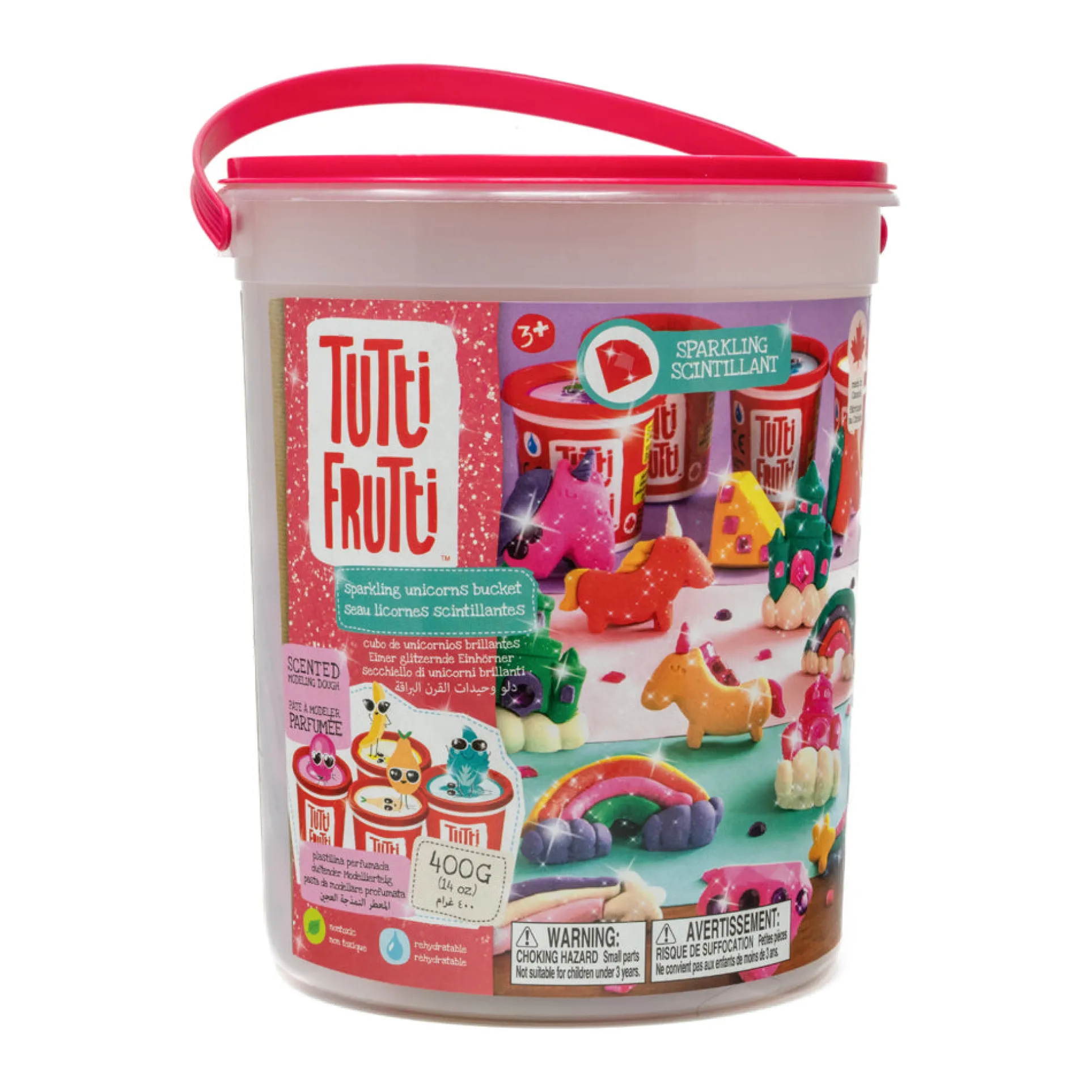Tutti Frutti Sparkling Unicorns Scented Modeling Dough Kit - Multicolor