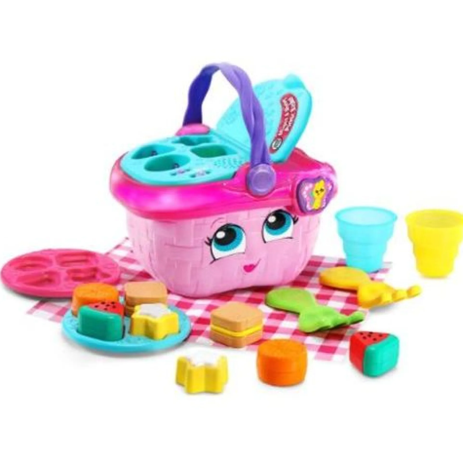 LeapFrog Shapes and Sharing Interactive Picnic Basket - Colorful Educational Toy