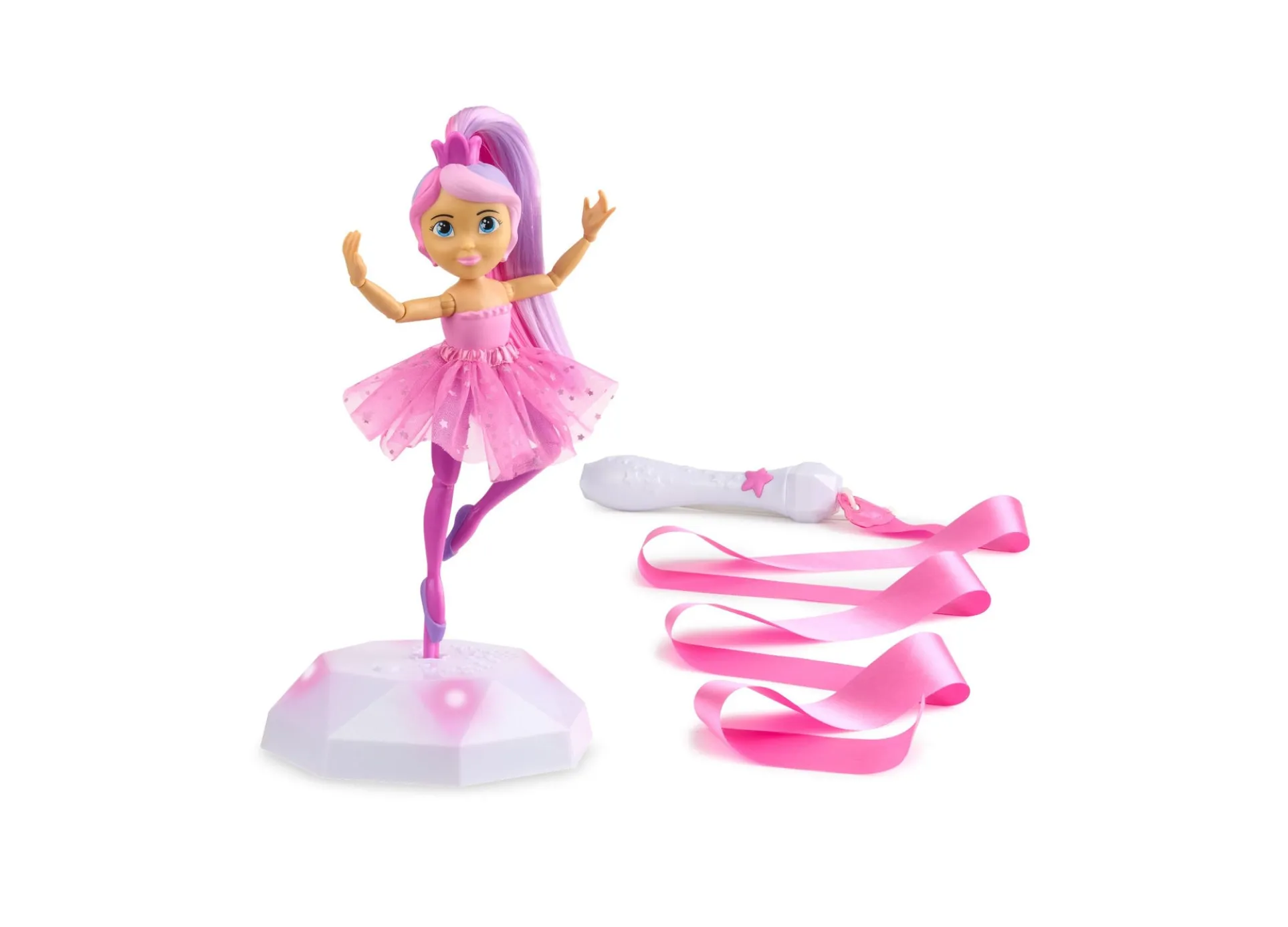 Twirl Along Dancing Doll, Lena Ballerina with Magical Stage