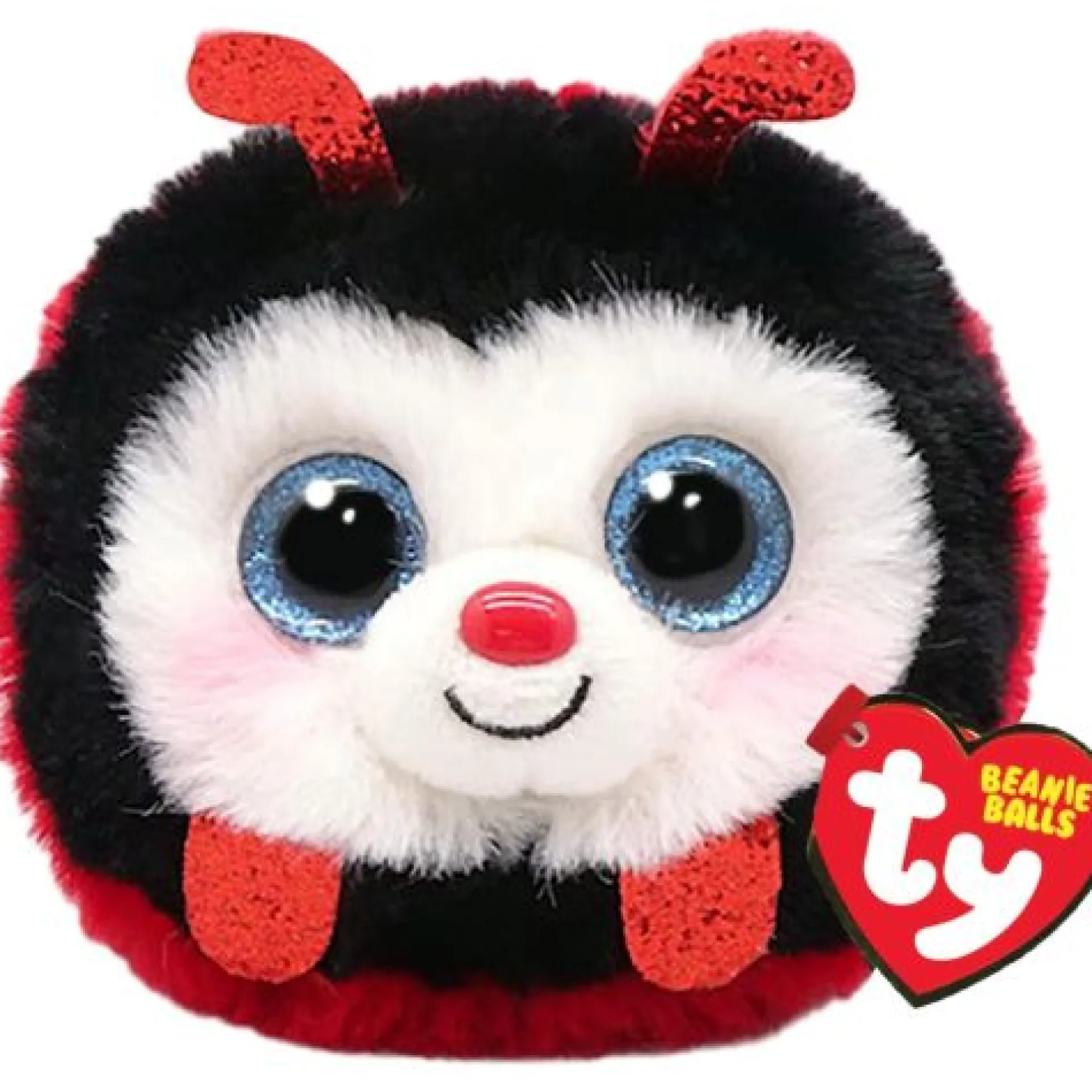 Ty Beanie Bellies 4 Inch Izzy Ladybug Plush - Colorful