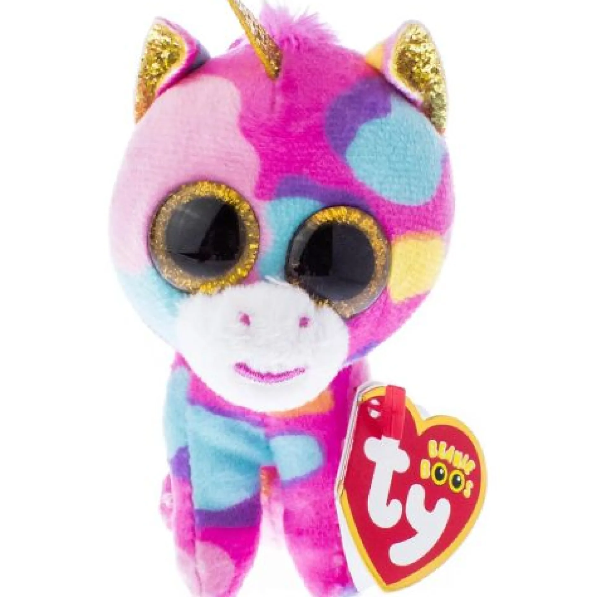 Ty Fantasia Boo Clip with Sparkly Eyes and Backpack Clip