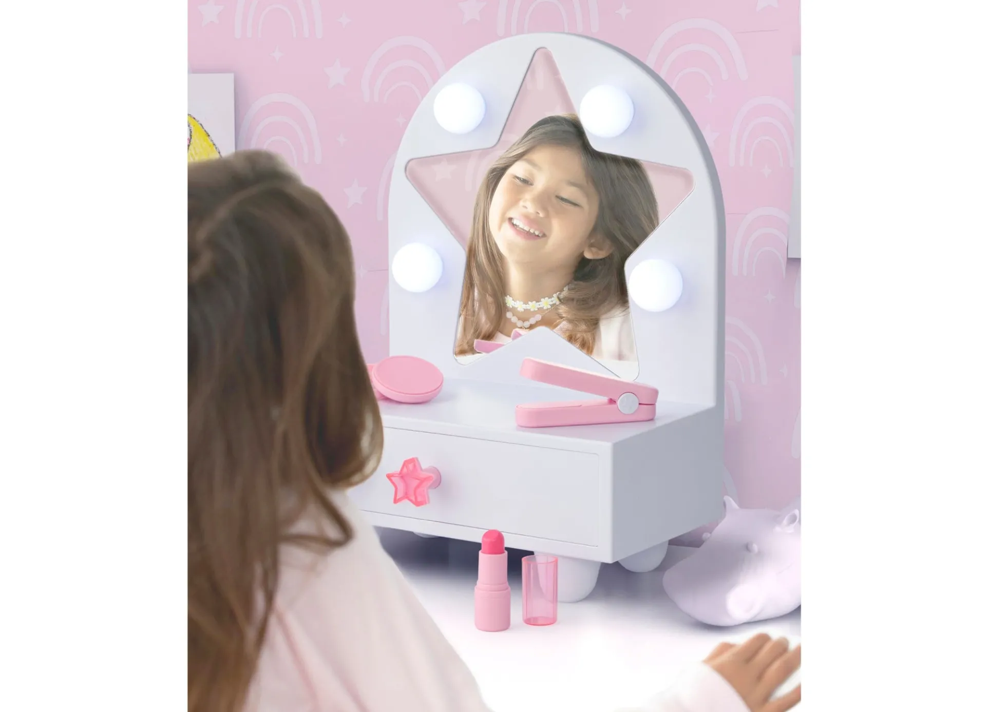 Geoffrey's Toy Box Starlight Glam Light-Up Vanity Playset - Exclusive for Macy's