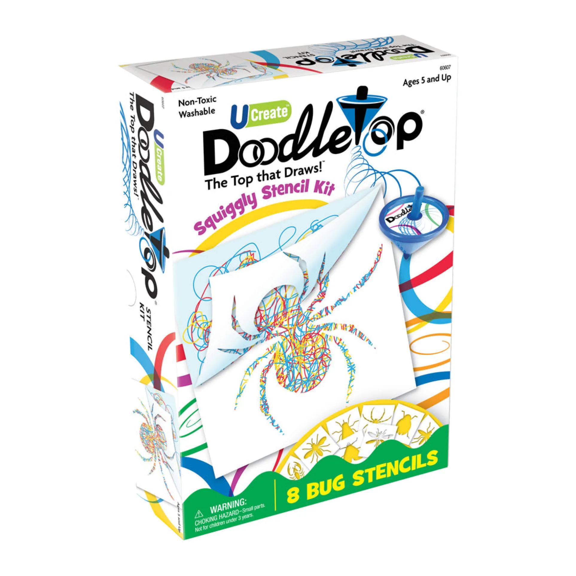 U-Create Doodletop Bugs Theme Stencil Art Kit