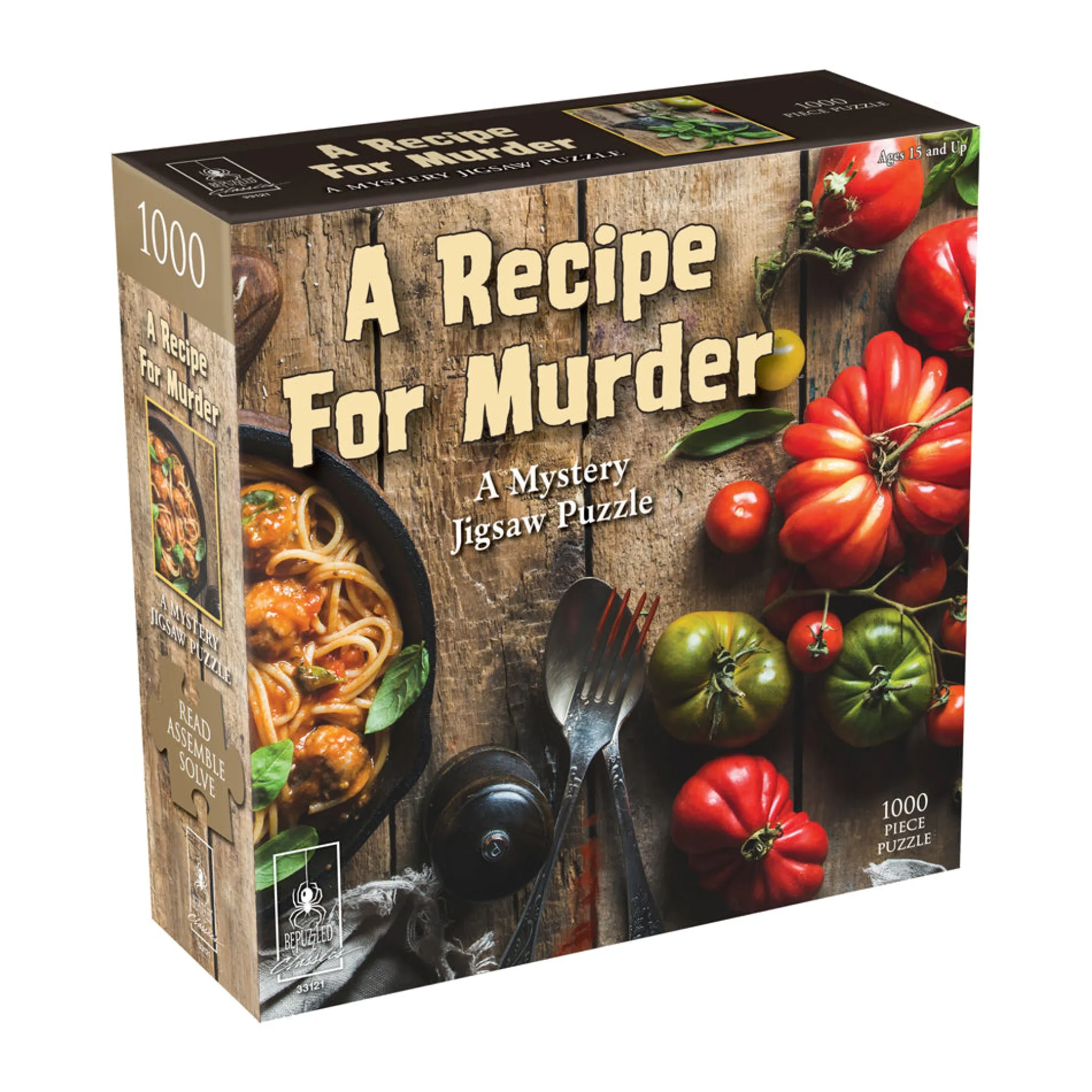 University Games A Recipe for Murder Mystery Jigsaw Puzzle - 1000 pc
