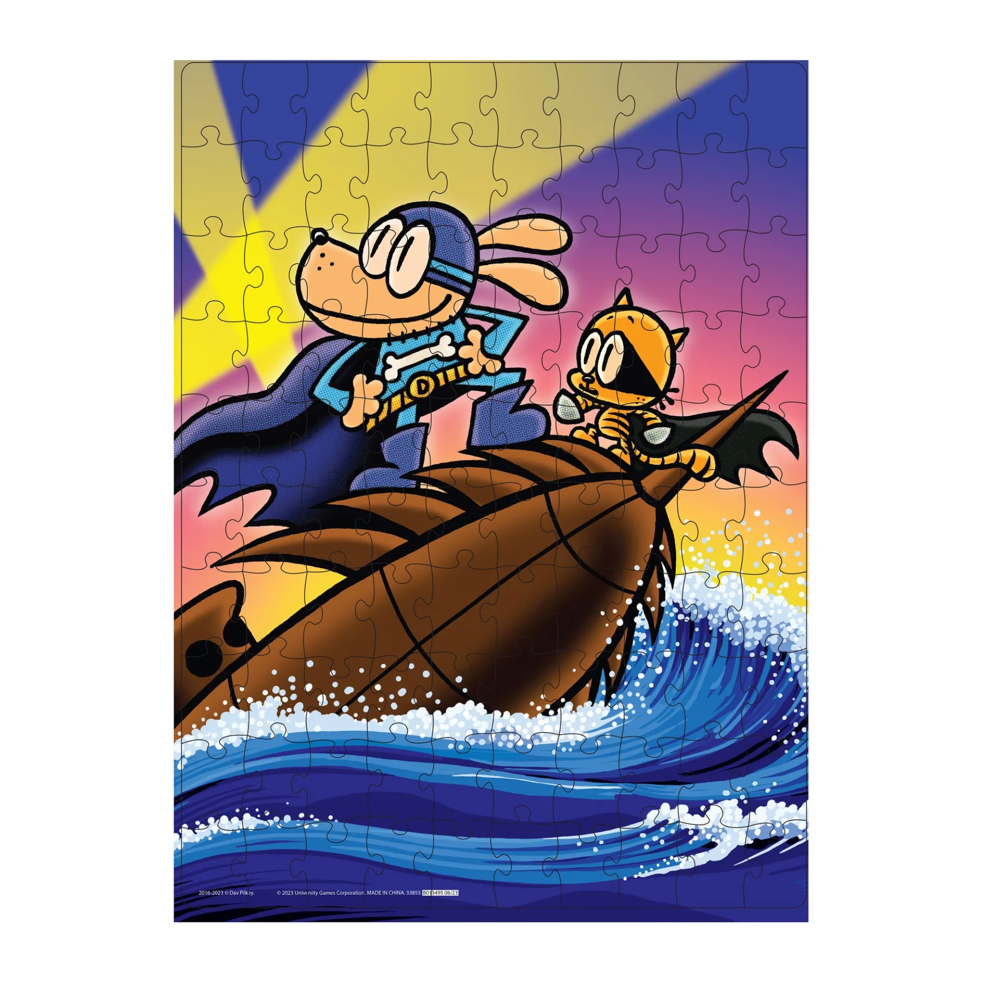 University Games Dog Man - Twenty Thousand Fleas Under the Sea Puzzle - 100 pc