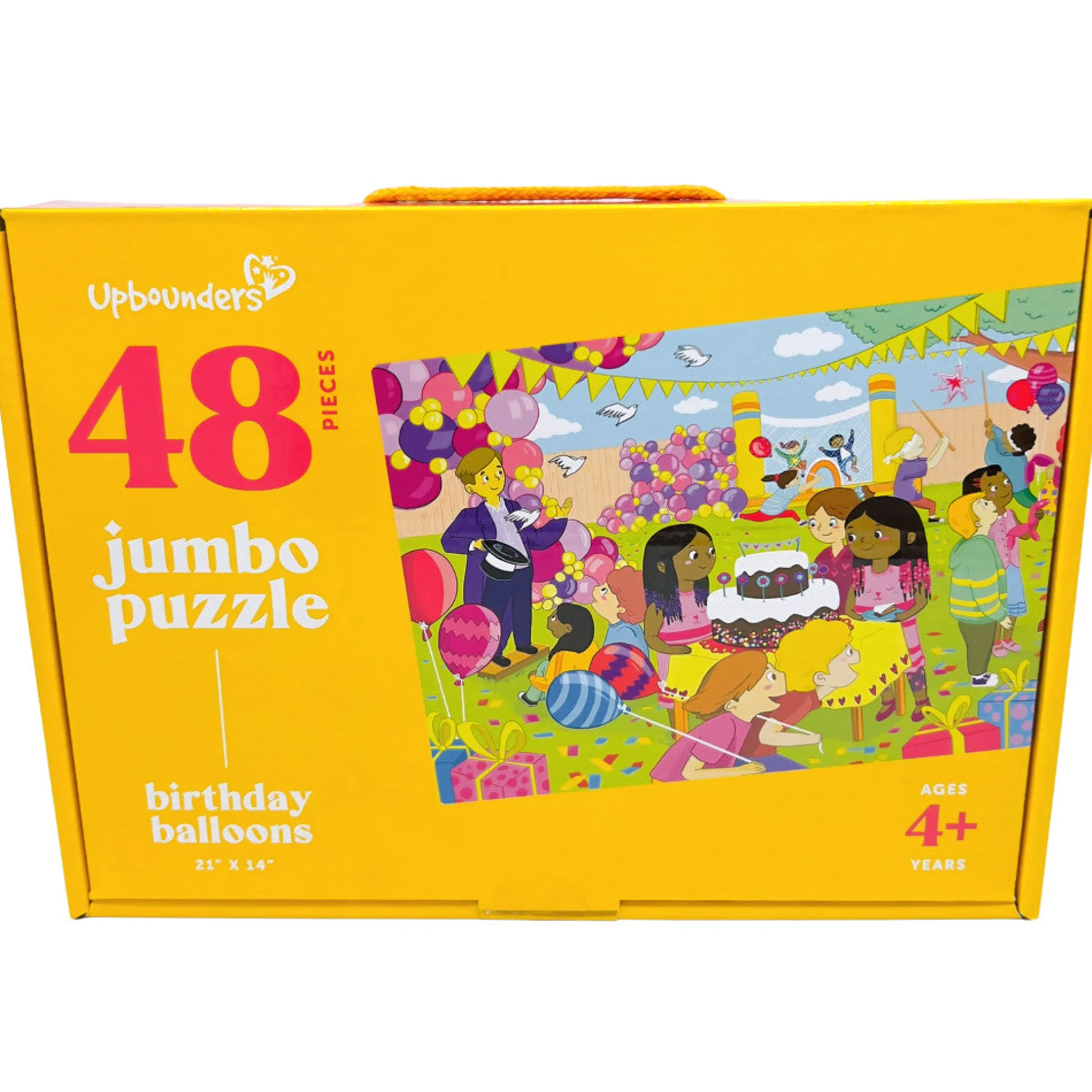 Upbounders Vibrant Birthday Balloons Jigsaw Puzzle - 48 pc