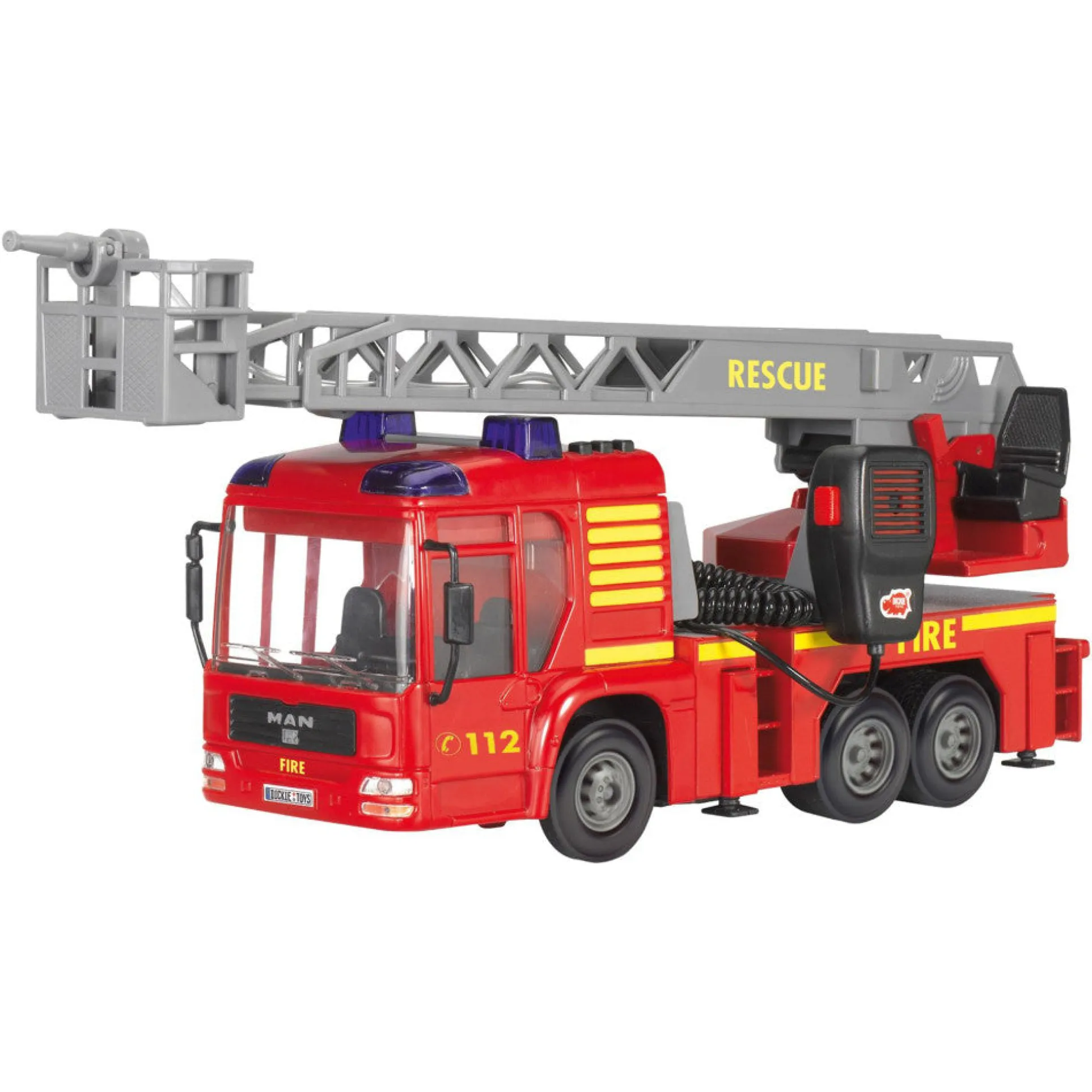 Dickie Toys MAN Series Light & Sound Fire Engine with Microphone