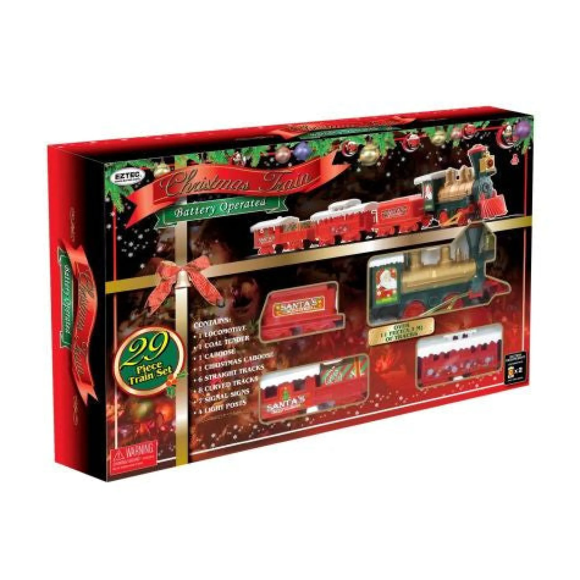 Santa's Express - 29 Piece Christmas Train Set - Holiday Magic Edition